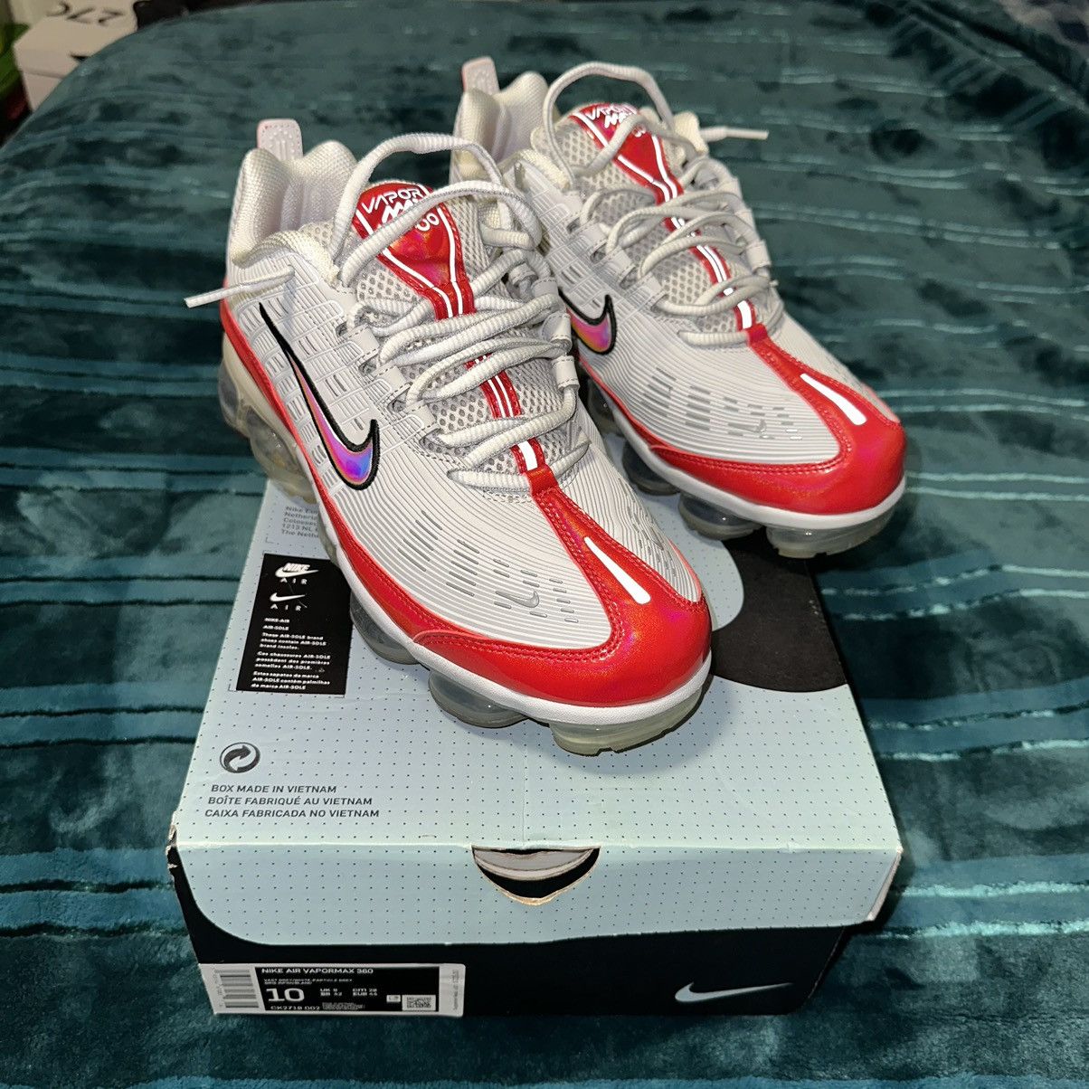 Nike Vapormax 360 White Red Size Nike Air Max Gray Red Silver