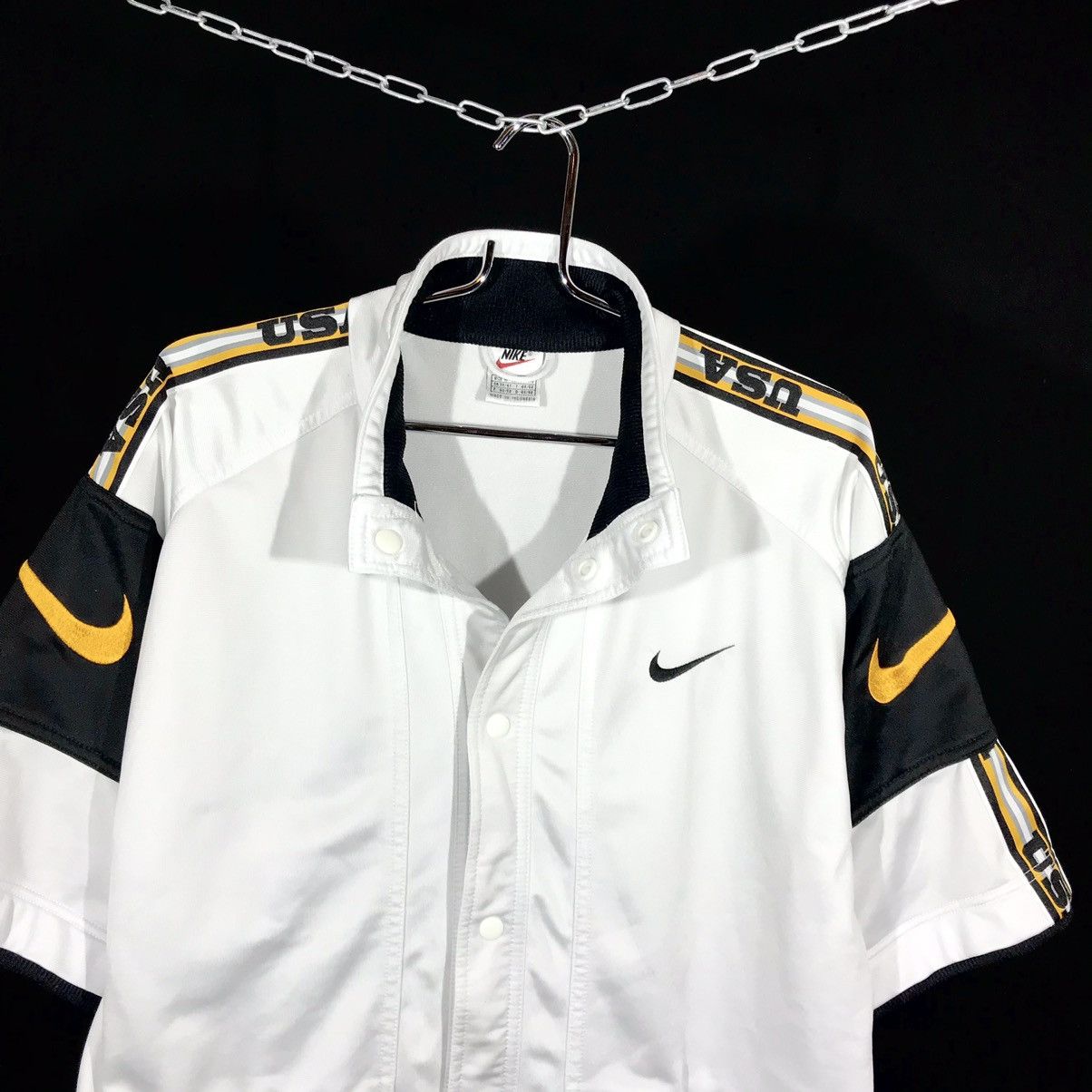 Nike × Vintage Vintage 90’s Nike Jersey USA Logo Oversize M - L Size US M / EU 48-50 / 2 - 2 Thumbnail