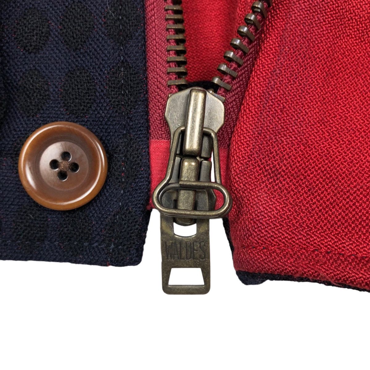 Japanese Brand Vintage Bamboo Craft Mock Neck Wool Light Jacket Size US M / EU 48-50 / 2 - 6 Thumbnail