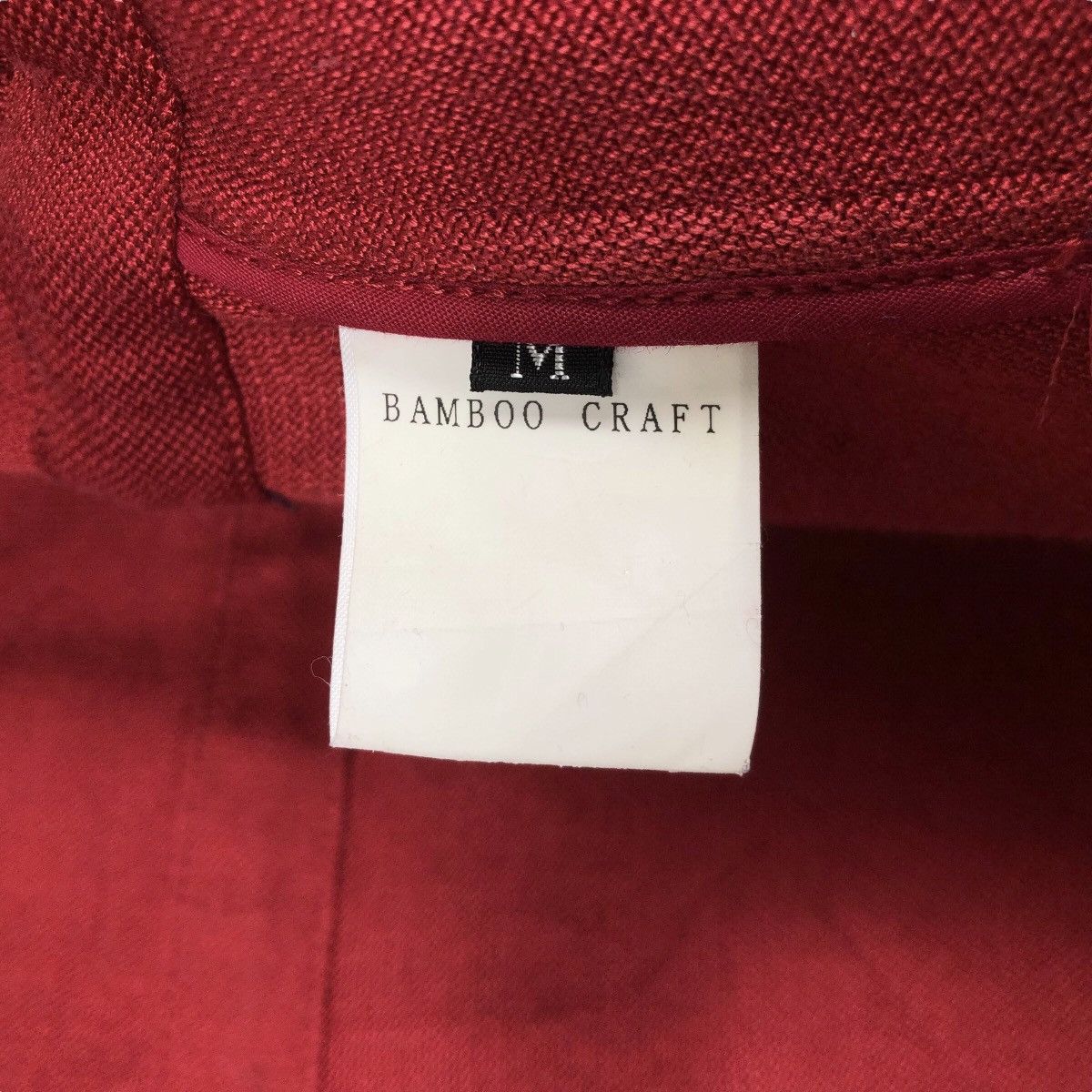 Japanese Brand Vintage Bamboo Craft Mock Neck Wool Light Jacket Size US M / EU 48-50 / 2 - 10 Thumbnail