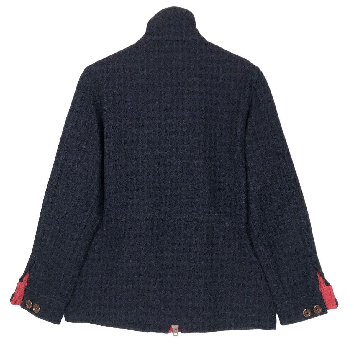 Japanese Brand Vintage Bamboo Craft Mock Neck Wool Light Jacket Size US M / EU 48-50 / 2 - 13 Thumbnail