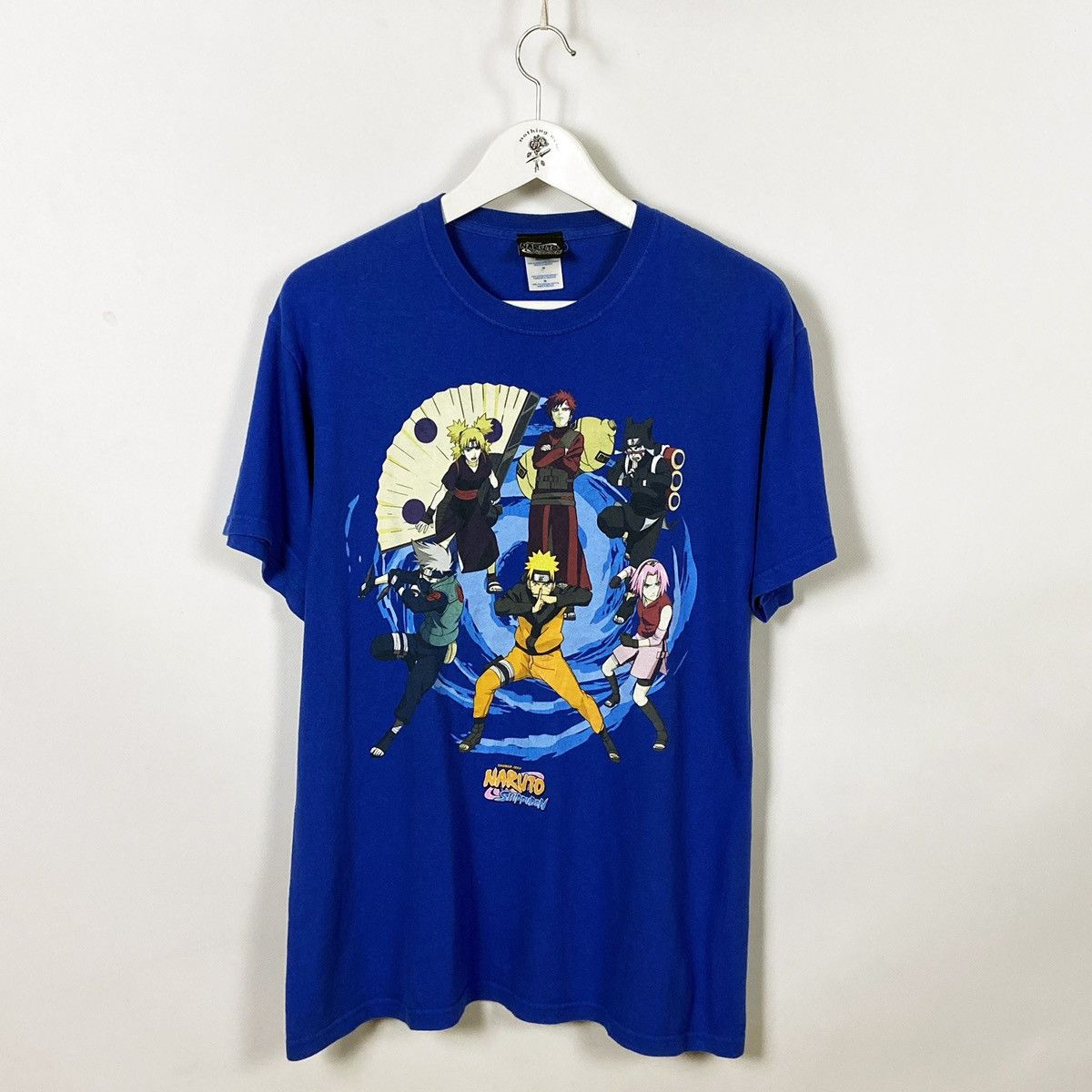 Anime Vintage 00s Naruto Shippuden Kakashi Gaara Sakura Anime tee Size US M / EU 48-50 / 2 - 1 Thumbnail