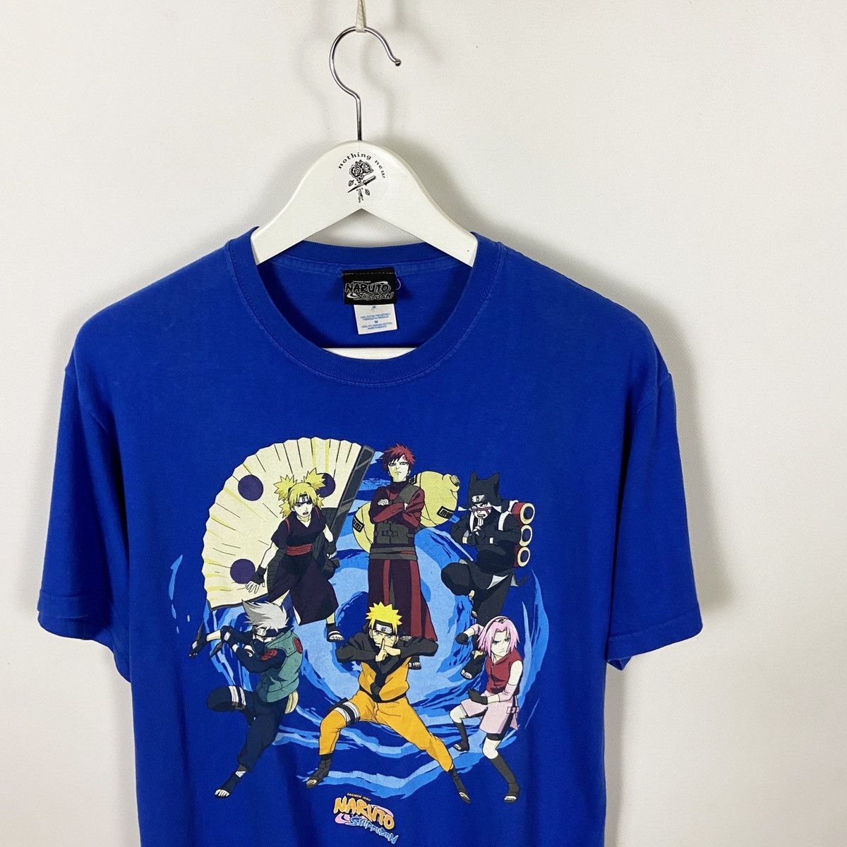 Anime Vintage 00s Naruto Shippuden Kakashi Gaara Sakura Anime tee Size US M / EU 48-50 / 2 - 2 Thumbnail