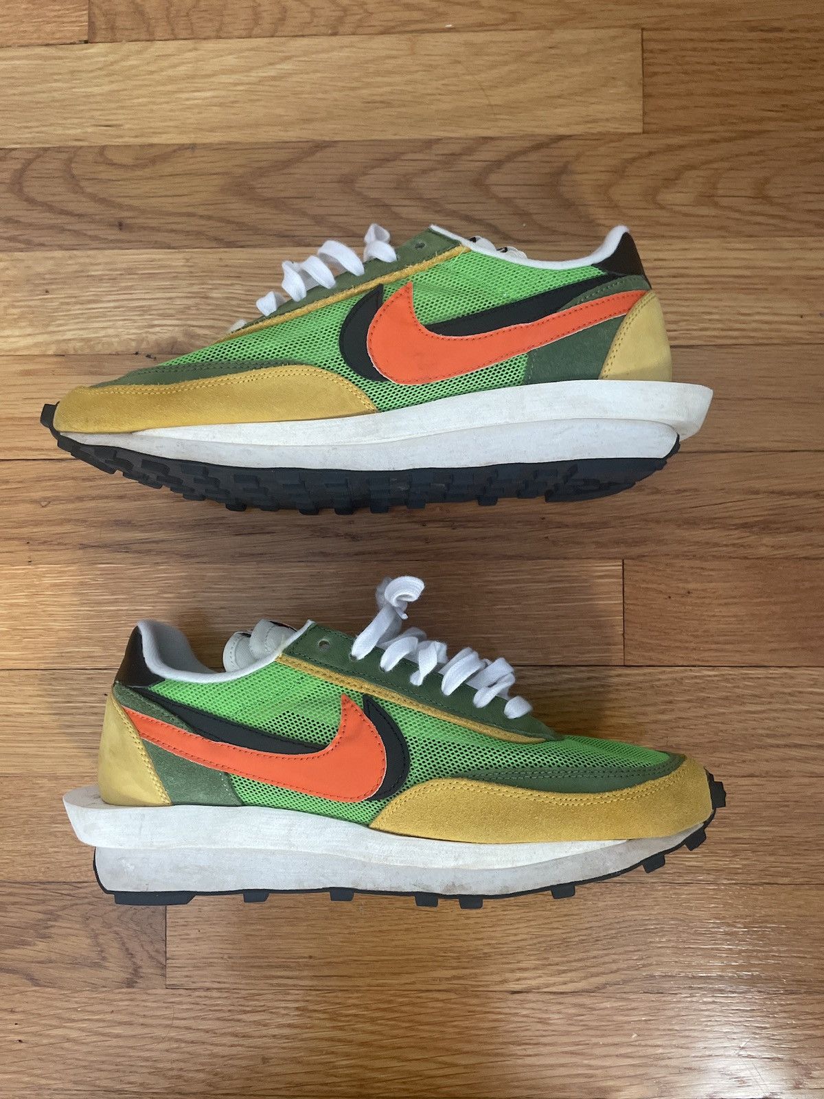 sacai waffle green gusto