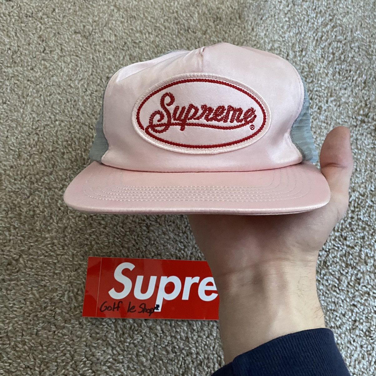 Supreme Supreme Silk Mesh Back 5-Panel Hat - Dusty Pink | Grailed