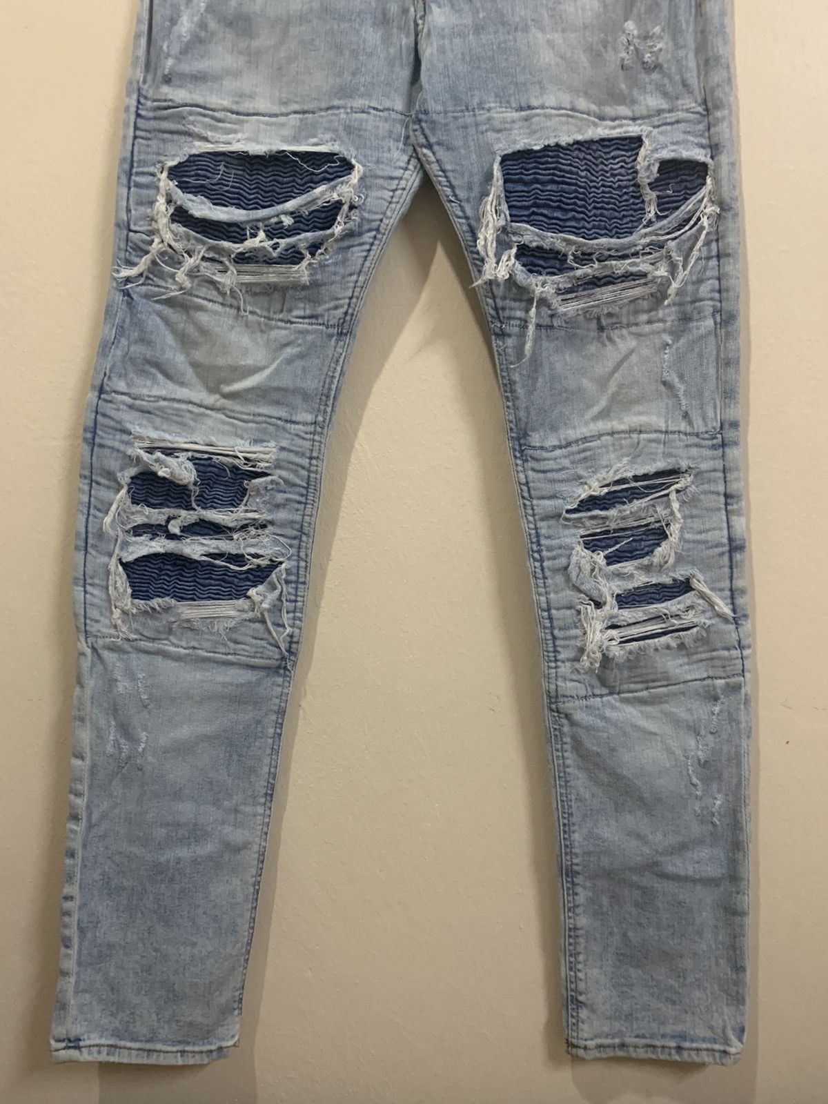 Divided × H&M VTG Divided Distressed Skinny Denim Size US 32 / EU 48 - 3 Thumbnail