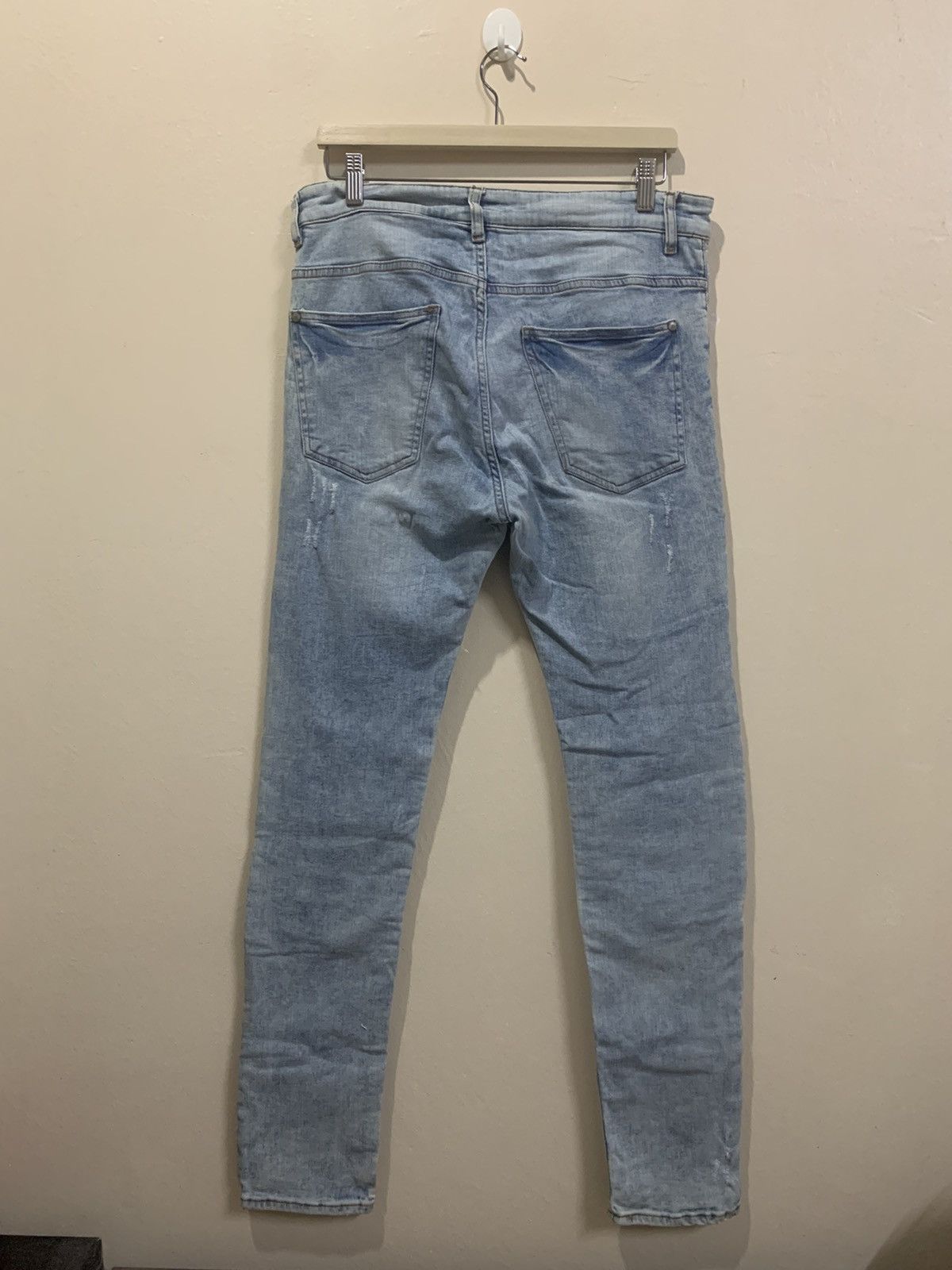 Divided × H&M VTG Divided Distressed Skinny Denim Size US 32 / EU 48 - 7 Thumbnail