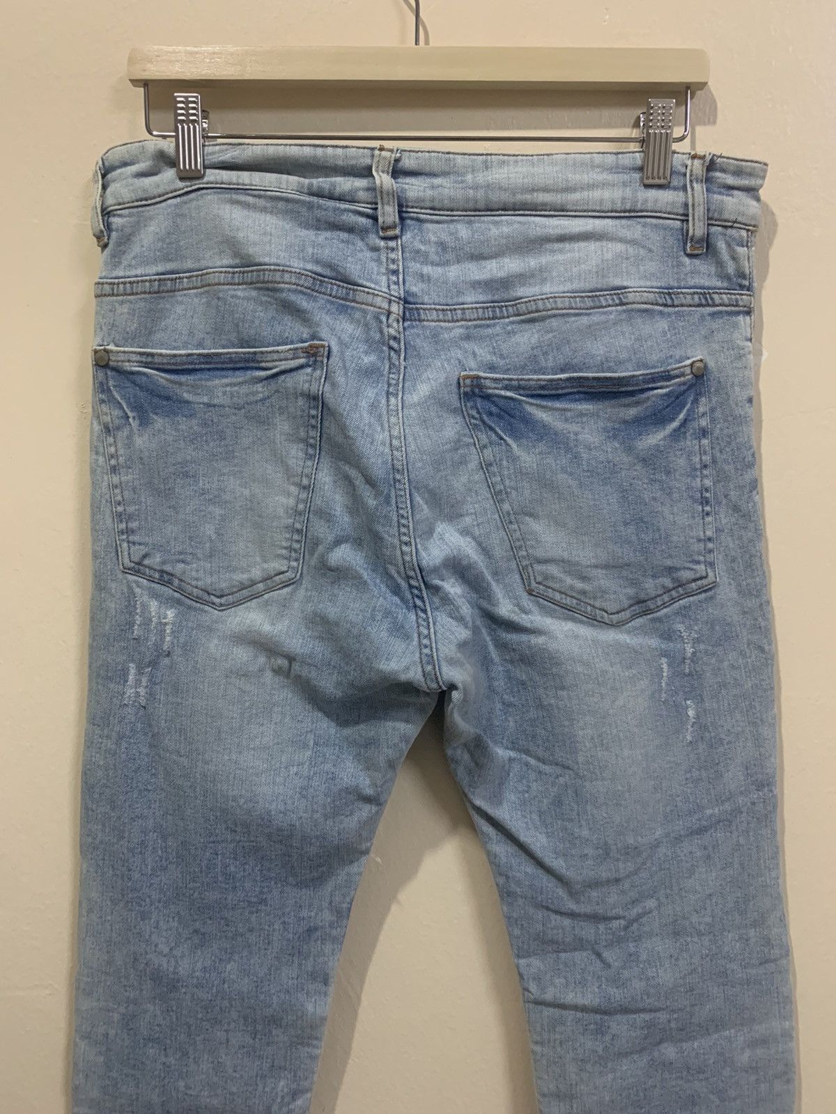 Divided × H&M VTG Divided Distressed Skinny Denim Size US 32 / EU 48 - 9 Thumbnail
