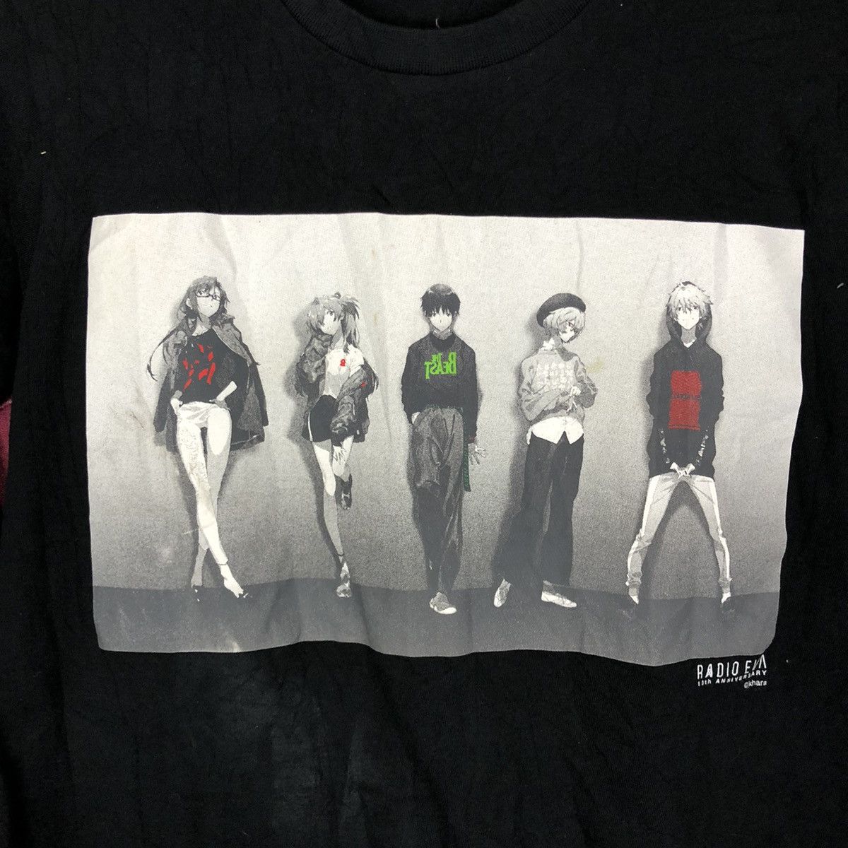 Anime × Japanese Brand Neon Genesis Evangelion Radio Eva Aniversarry 10th Size US M / EU 48-50 / 2 - 3 Thumbnail