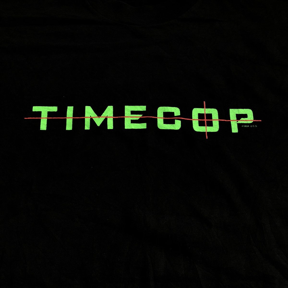 Hanes New Old Stock Vintage Tee Movie "TIMECOP" ©️1994 By Hanes Size US L / EU 52-54 / 3 - 3 Thumbnail