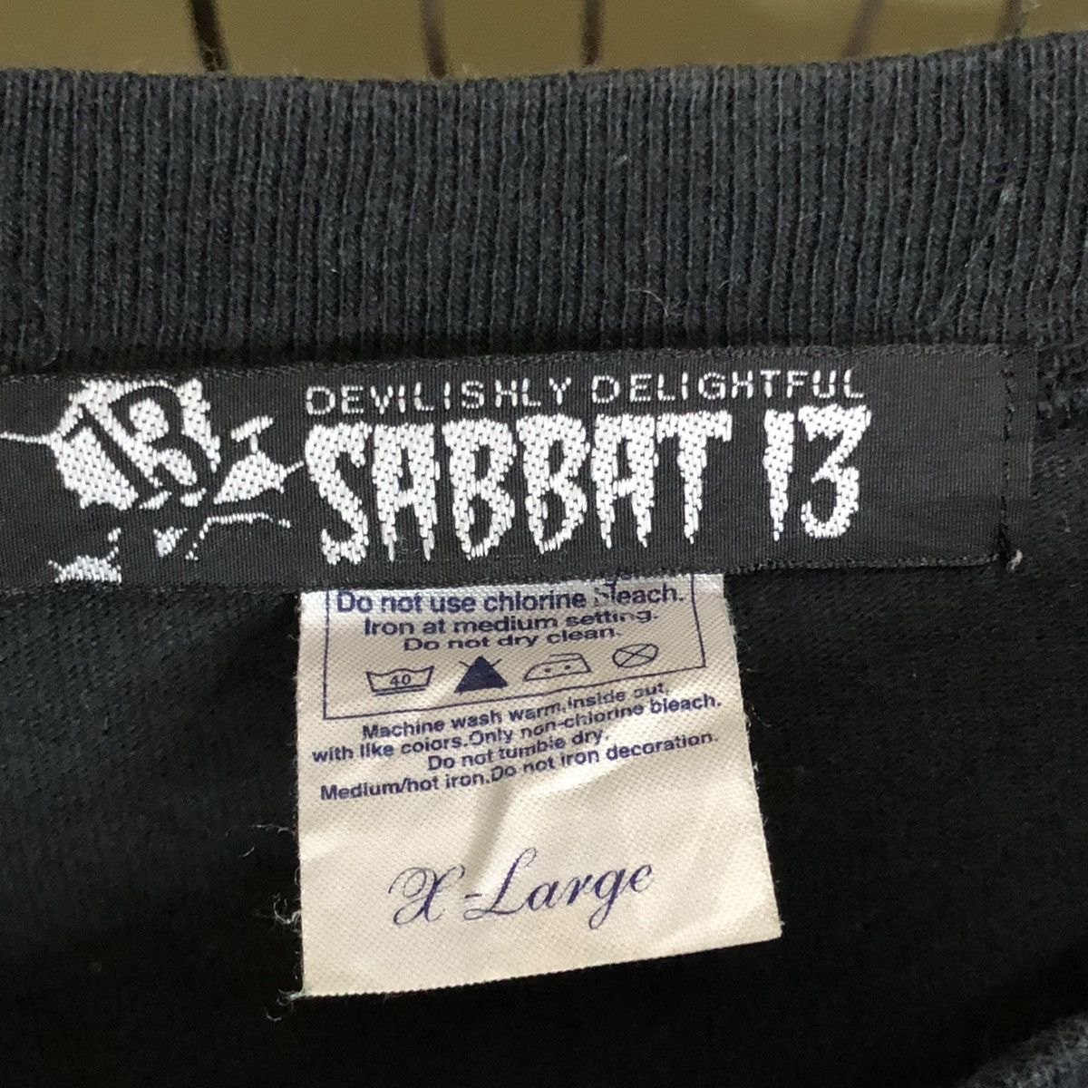 Band Tees Sabbat 13 Elegarden Devilishly Delightful Rock N Roll Horor Size US XL / EU 56 / 4 - 5 Thumbnail