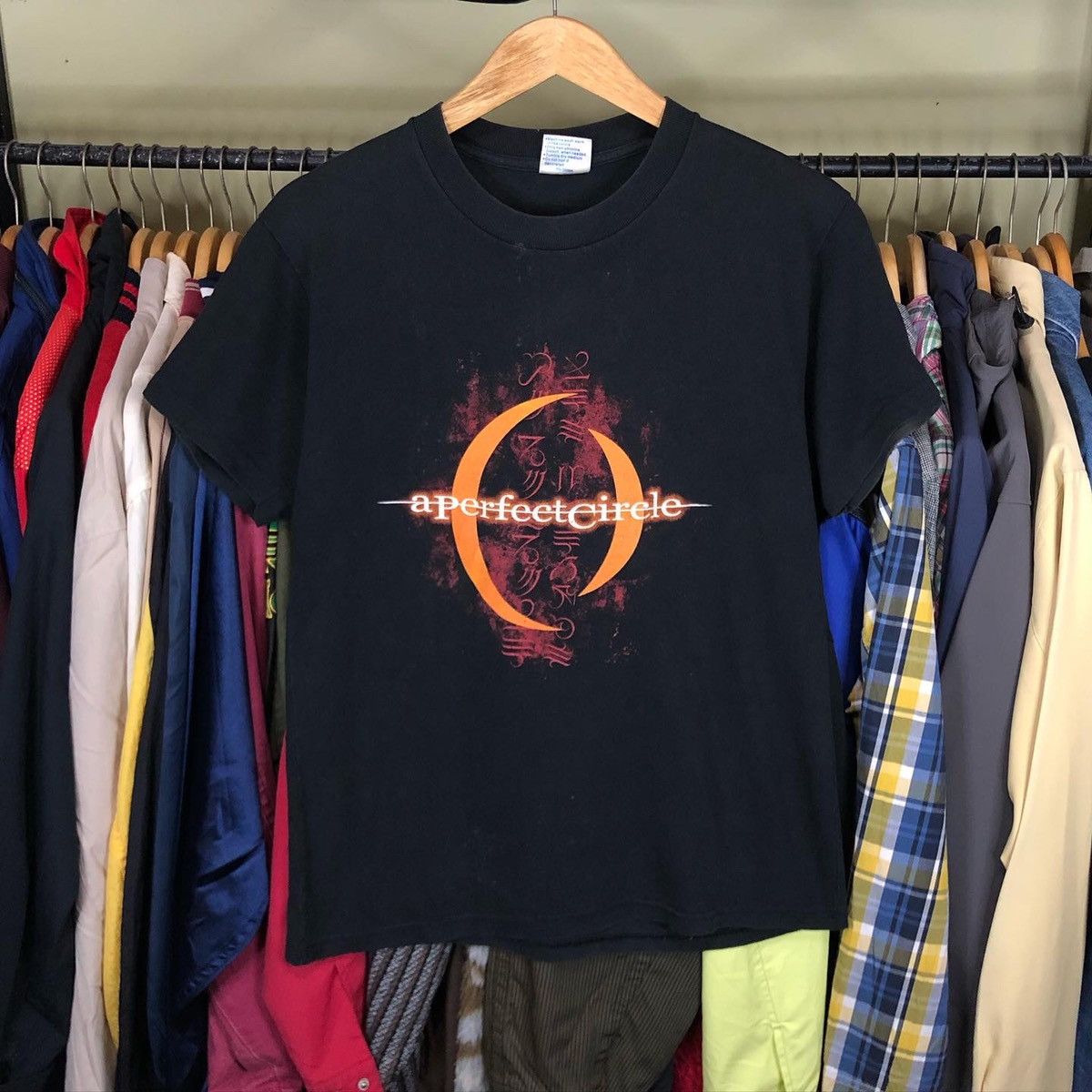 image of Band Tees x Vintage 00S Perfect Circle T - Shirt in Black, Men's (Size Medium)