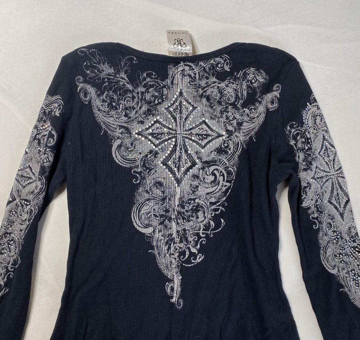 Vintage Vintage Graphic Grunge Longsleeve Size L / US 10 / IT 46 - 2 Thumbnail