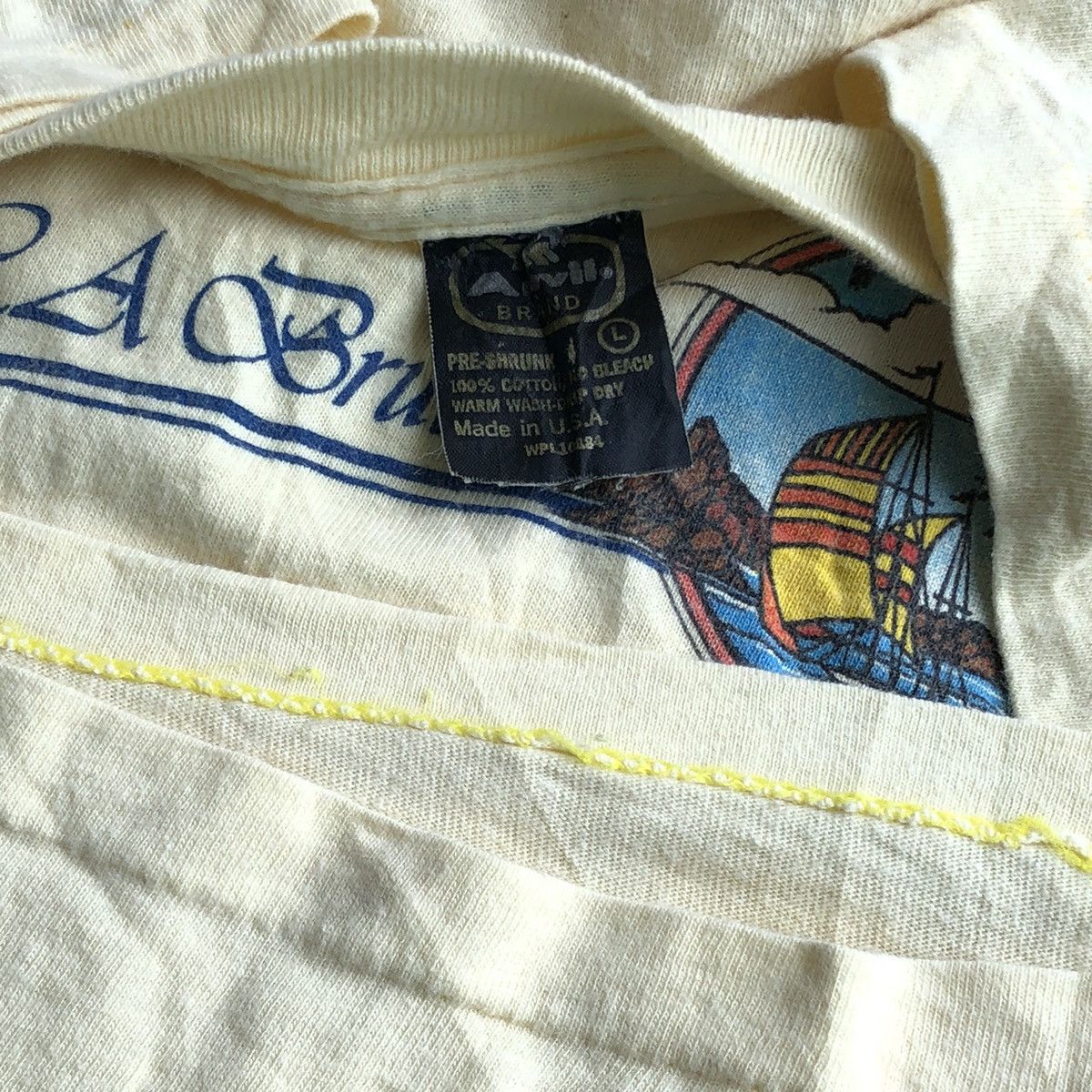 Anvil × Vintage Vintage Tee 70/80s UCLA BRUINS "Shoreline Sportwear" Size US L / EU 52-54 / 3 - 4 Thumbnail