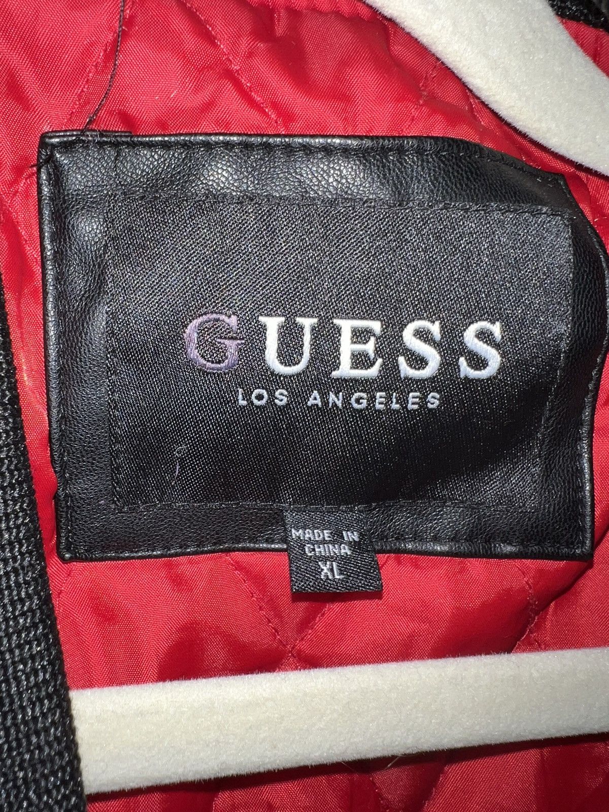 A$AP Rocky × Guess Guess Leather Bomber Jacket Size US XL / EU 56 / 4 - 7 Thumbnail