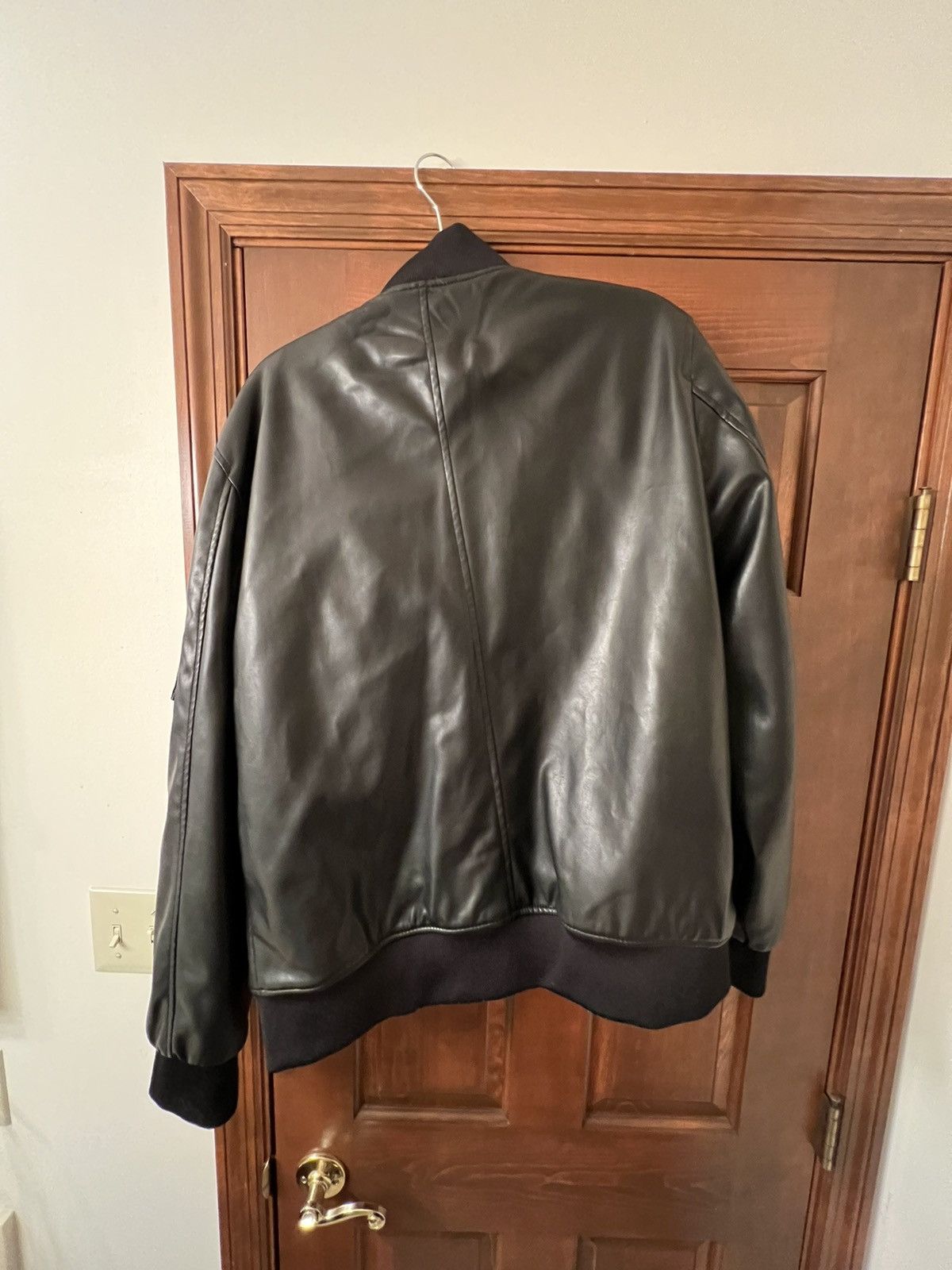 A$AP Rocky × Guess Guess Leather Bomber Jacket Size US XL / EU 56 / 4 - 2 Thumbnail