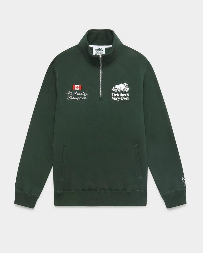 Drake OVO X ROOTS HALF ZIP UP SWEATER Size US L / EU 52-54 / 3 - 3 Thumbnail