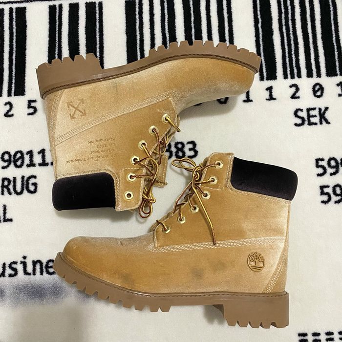 timberland x off white stockx