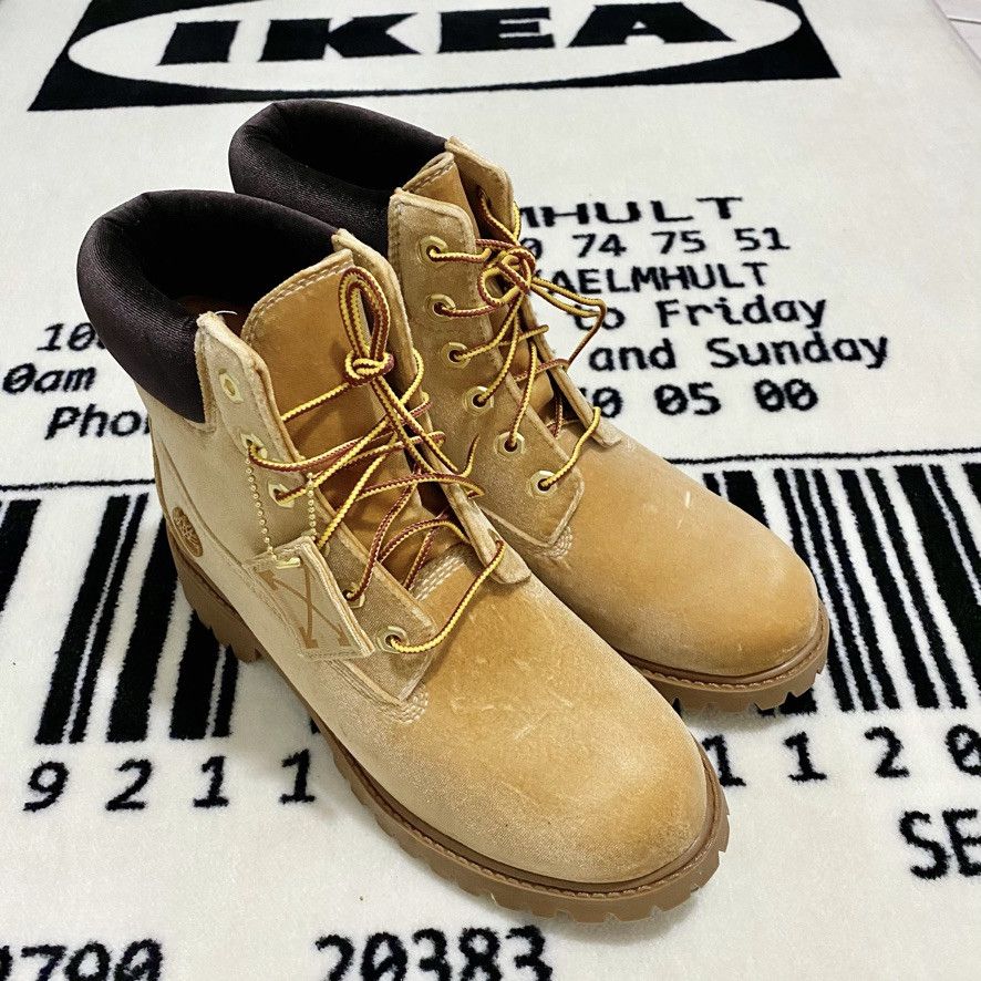 timberland x off white stockx