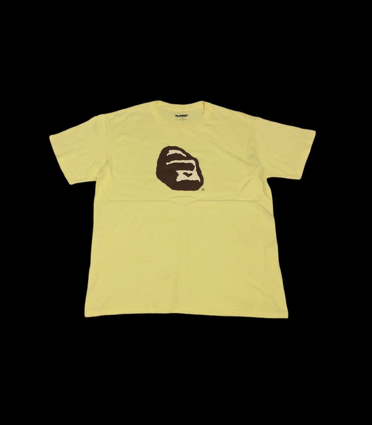 image of Iconic Tee Xlarge Clothing in Yellow, Men's