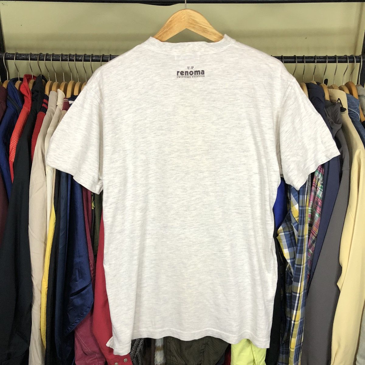 Renoma × Vintage Vintage T-Shirt 90s U.P Renoma Big Logo Size US L / EU 52-54 / 3 - 2 Thumbnail