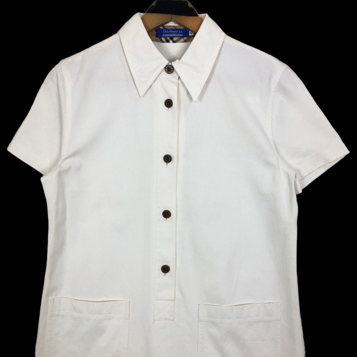 Burberry Burberrys Of London Blue Label Cotton Dress Size M / US 6-8 / IT 42-44 - 2 Thumbnail