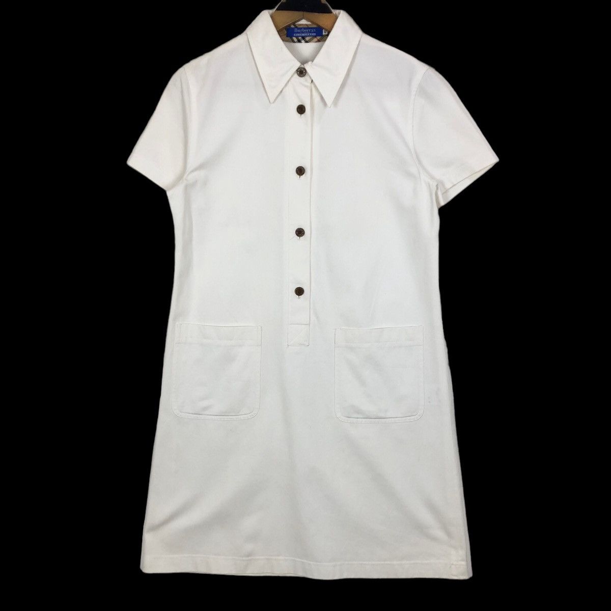 Burberry Burberrys Of London Blue Label Cotton Dress Size M / US 6-8 / IT 42-44 - 4 Thumbnail