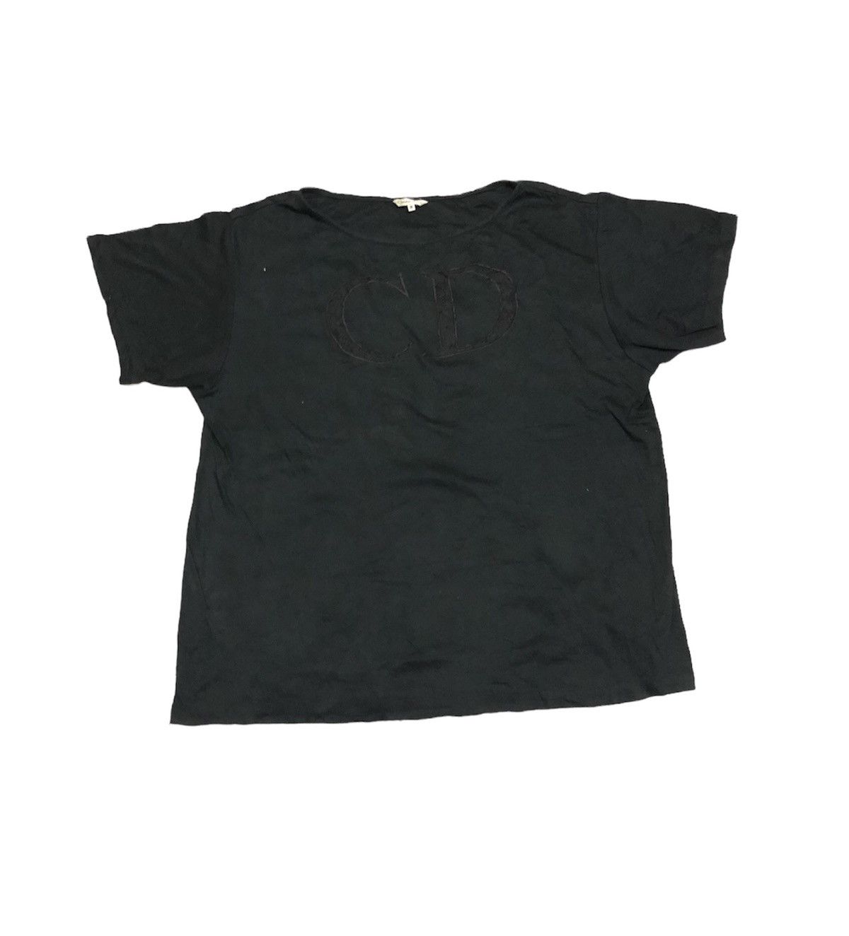 Christian Dior Monsieur × Vintage Vintage 90s Christian Dior Top Big Logo C.D Size M / US 6-8 / IT 42-44 - 2 Thumbnail