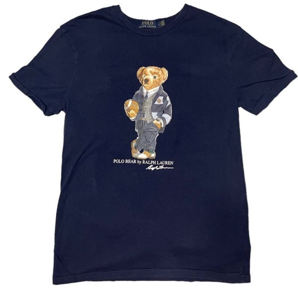 Vintage Ralph Lauren blue bear stars tee main image 0