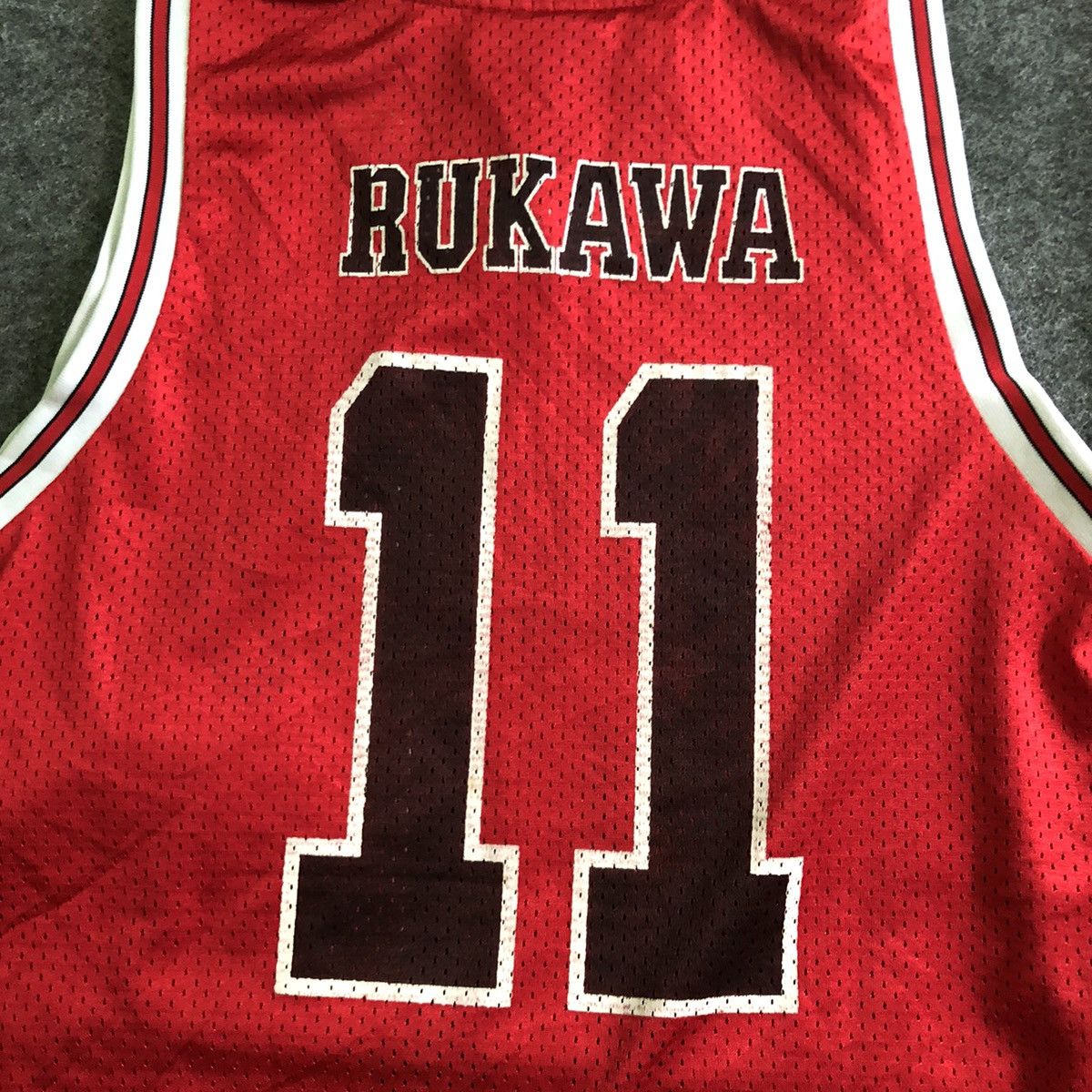 Anime × Cartoon Network × Japanese Brand Jersey Official Shohoku Slam Dunk Rukawa Anime Cartoon Size US L / EU 52-54 / 3 - 4 Thumbnail