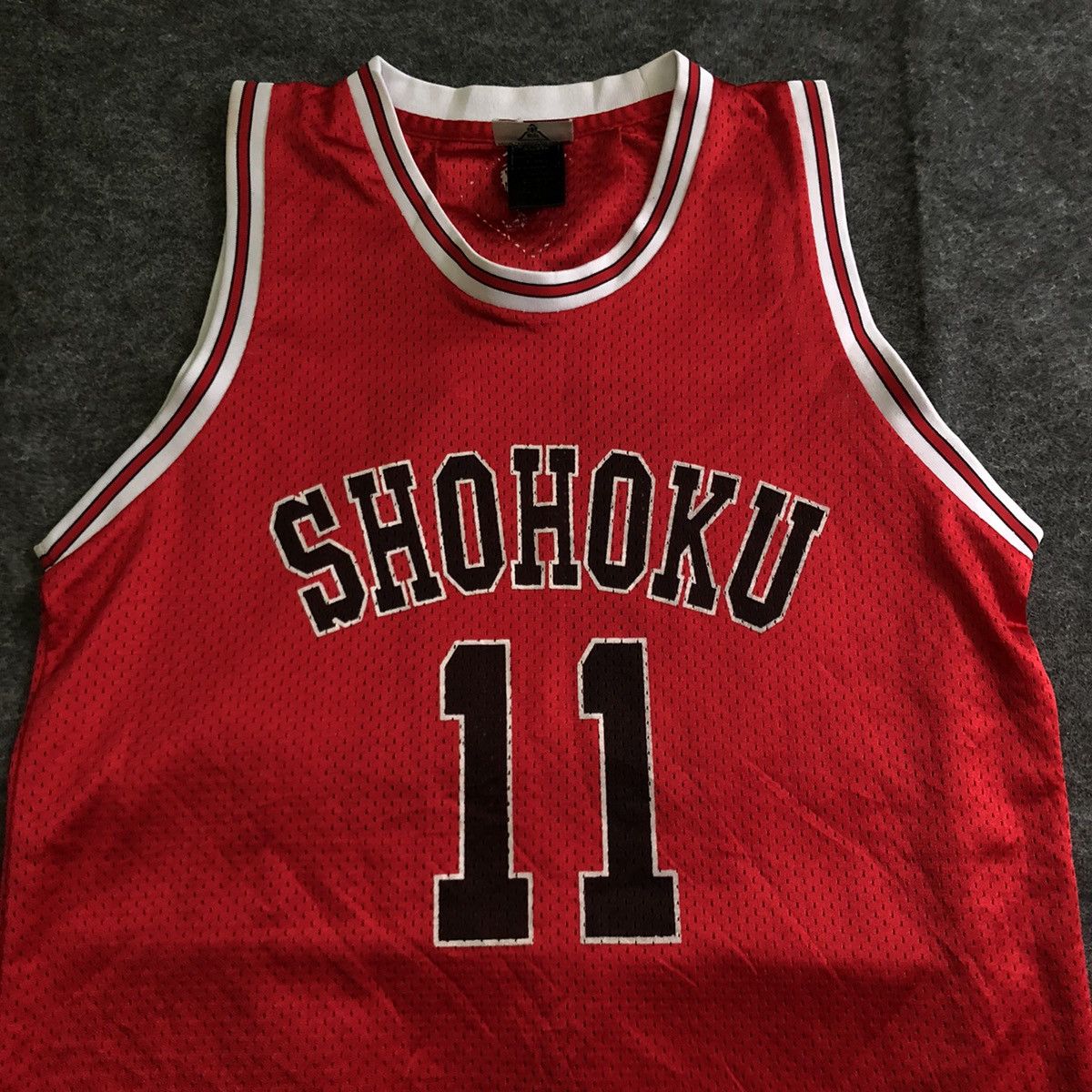 Anime × Cartoon Network × Japanese Brand Jersey Official Shohoku Slam Dunk Rukawa Anime Cartoon Size US L / EU 52-54 / 3 - 3 Thumbnail