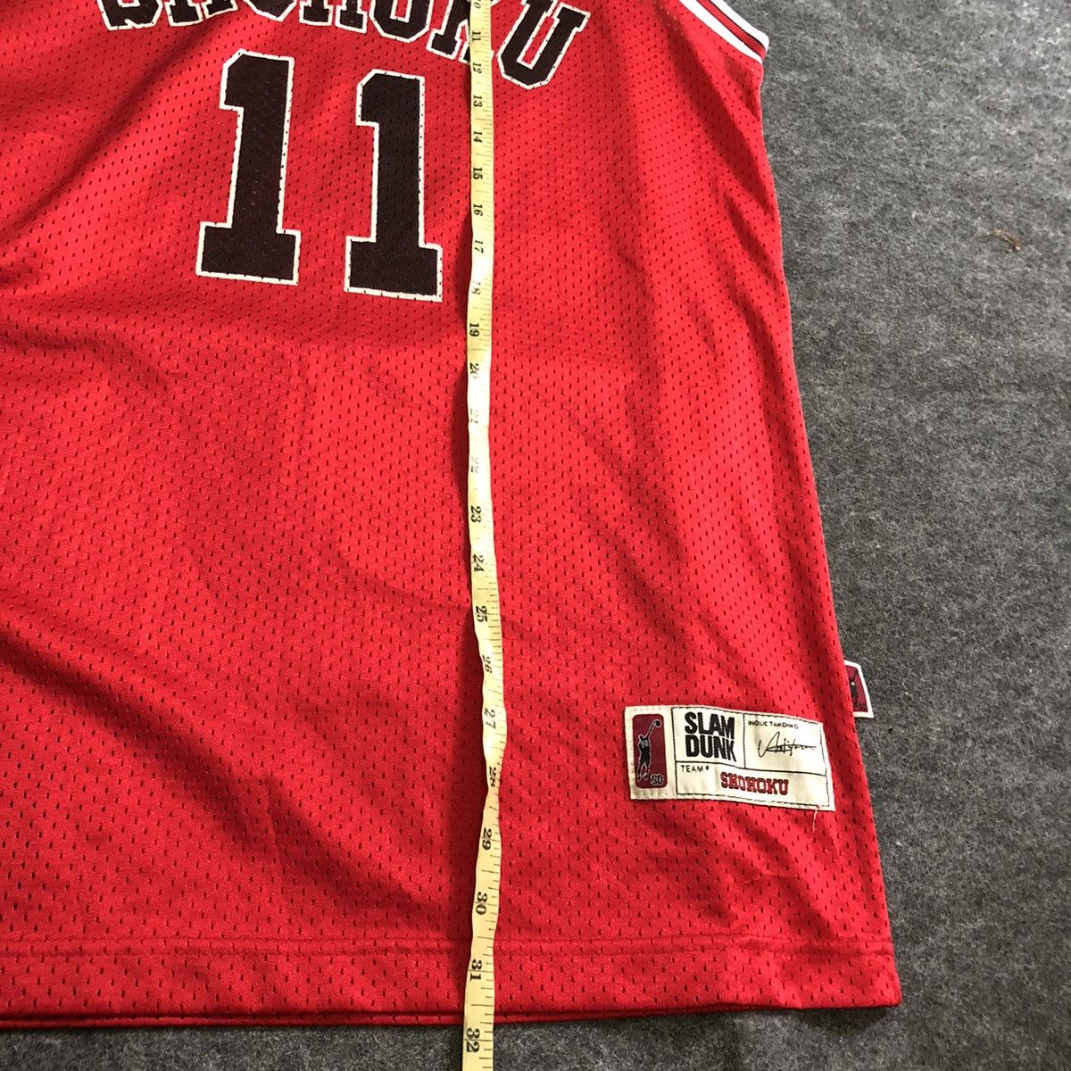 Anime × Cartoon Network × Japanese Brand Jersey Official Shohoku Slam Dunk Rukawa Anime Cartoon Size US L / EU 52-54 / 3 - 11 Thumbnail