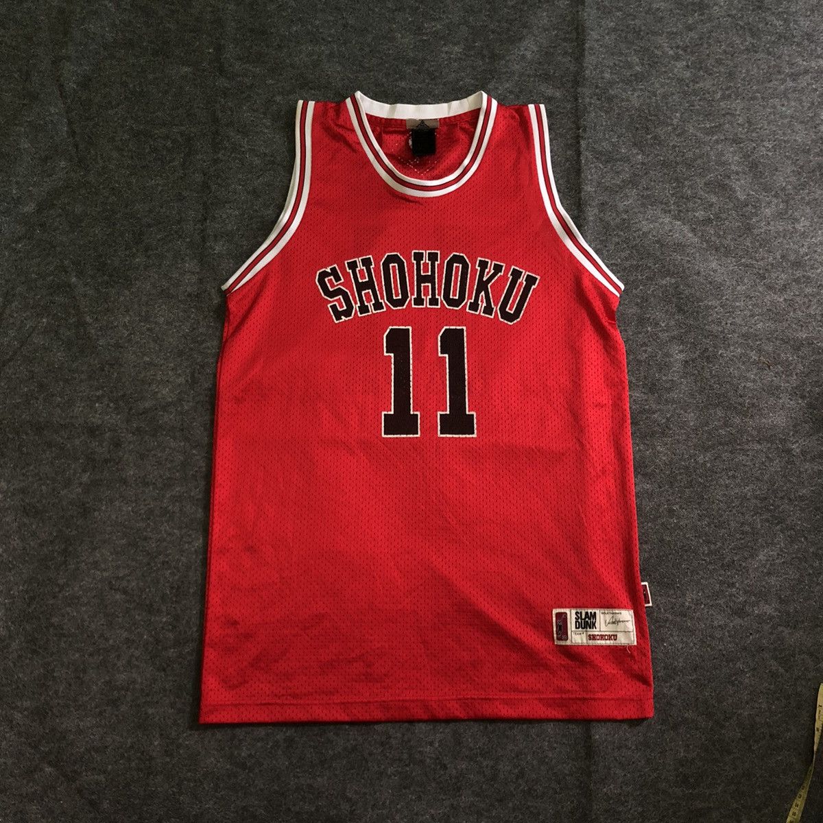 Anime × Cartoon Network × Japanese Brand Jersey Official Shohoku Slam Dunk Rukawa Anime Cartoon Size US L / EU 52-54 / 3 - 1 Thumbnail