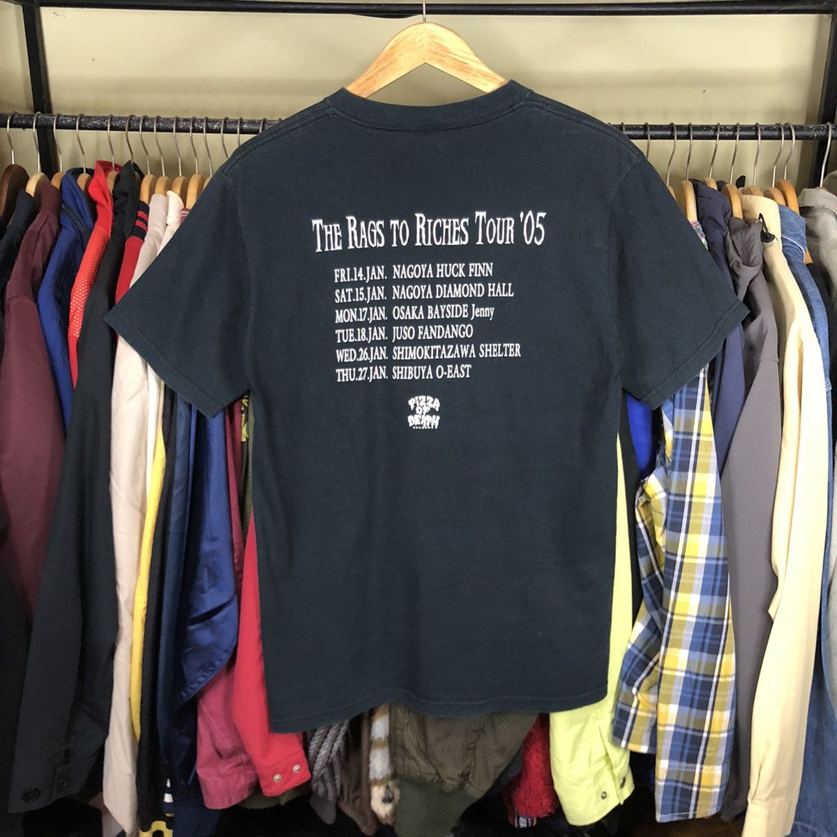 Anvil × Band Tees × Vintage Ken Yokoyama Hi Standard Pizza Of Death Records Tour 2005 Size US S / EU 44-46 / 1 - 2 Thumbnail