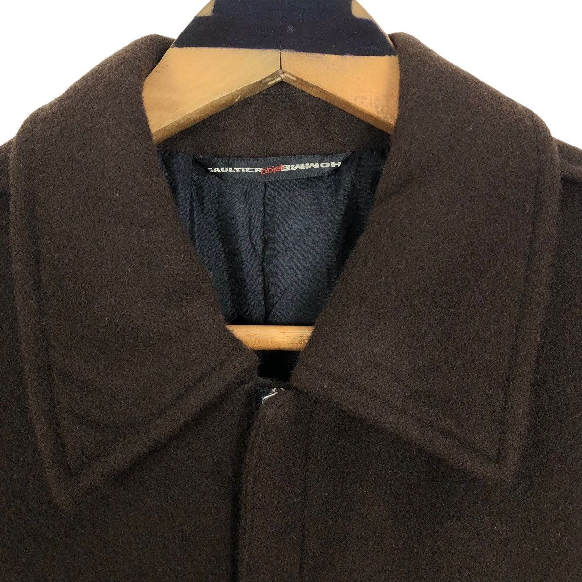 Gaultier Homme Objet Vintage 90s Gaultier Homme Objet Wool Carcoat Trench Coat Size US M / EU 48-50 / 2 - 7 Thumbnail