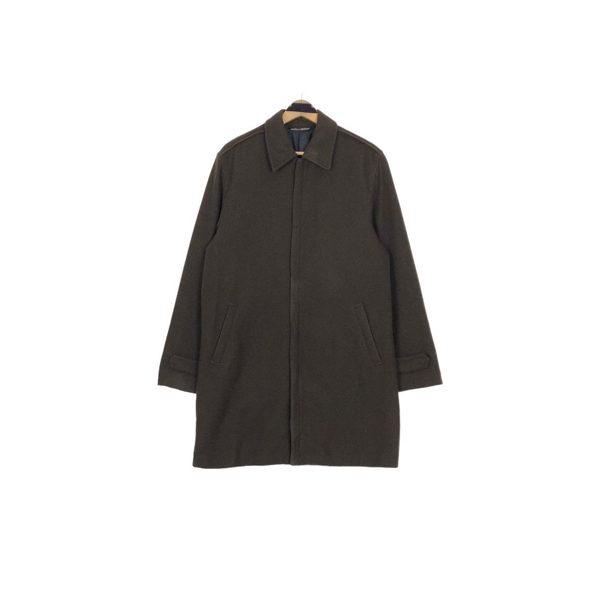 Gaultier Homme Objet Vintage 90s Gaultier Homme Objet Wool Carcoat Trench Coat Size US M / EU 48-50 / 2 - 2 Thumbnail