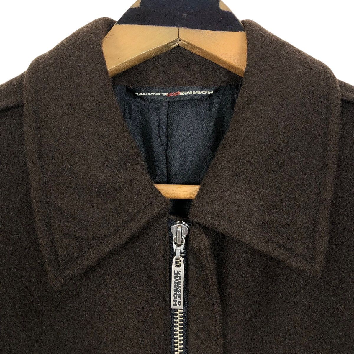 Gaultier Homme Objet Vintage 90s Gaultier Homme Objet Wool Carcoat Trench Coat Size US M / EU 48-50 / 2 - 6 Thumbnail