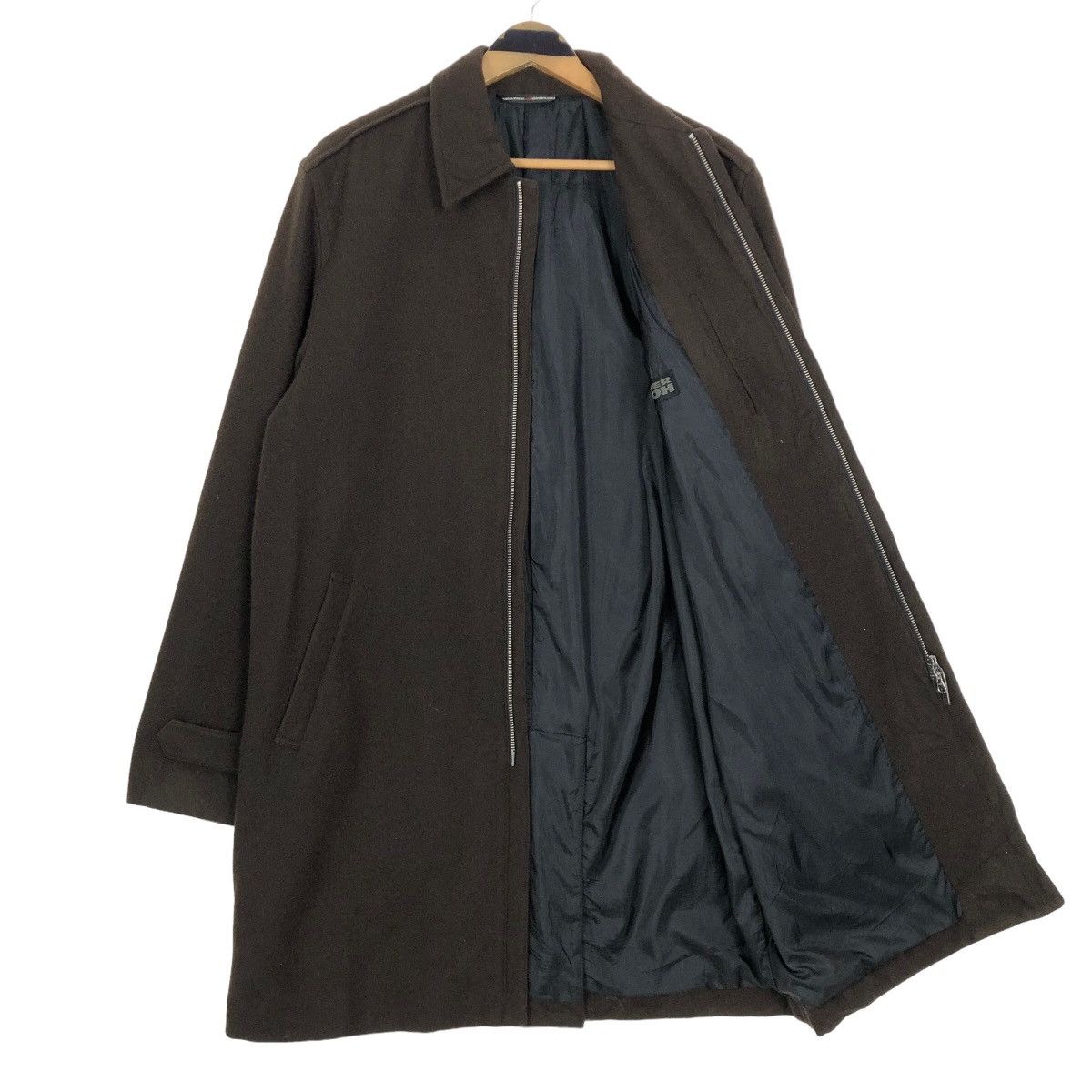 Gaultier Homme Objet Vintage 90s Gaultier Homme Objet Wool Carcoat Trench Coat Size US M / EU 48-50 / 2 - 8 Thumbnail