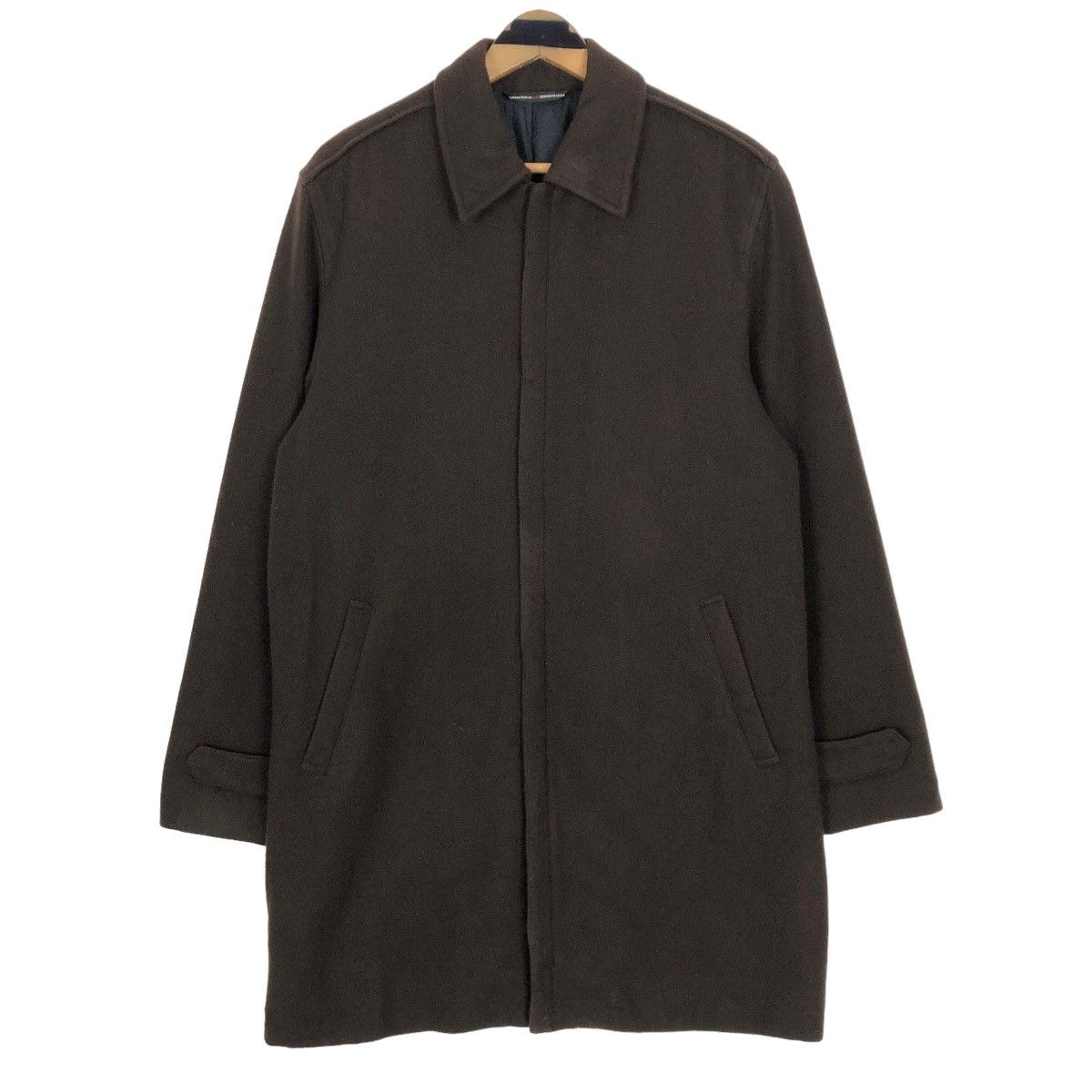 Gaultier Homme Objet Vintage 90s Gaultier Homme Objet Wool Carcoat Trench Coat Size US M / EU 48-50 / 2 - 1 Thumbnail