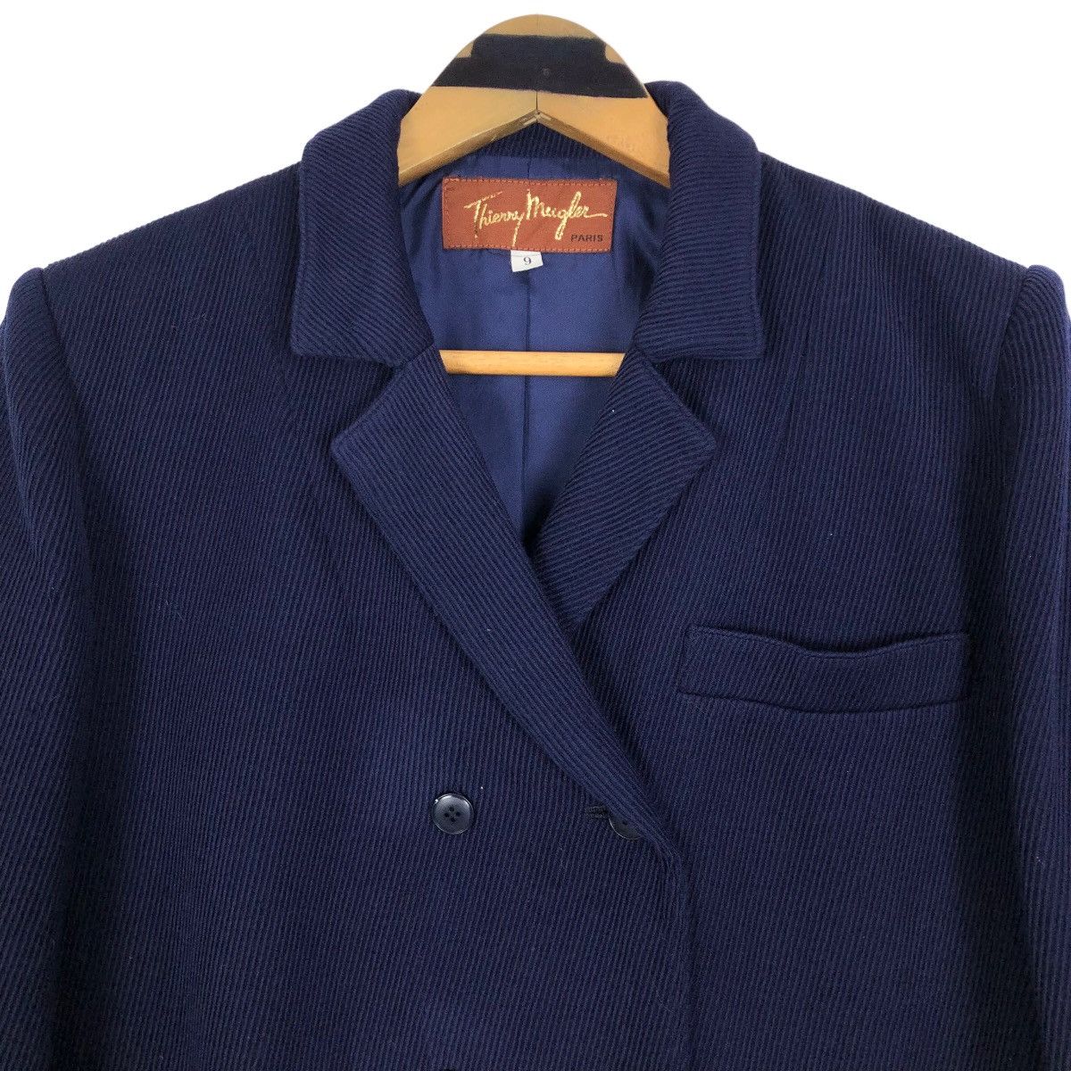 Mugler Vintage 90s Thierry Mugler Paris Wool Short Coat Size S / US 4 / IT 40 - 5 Thumbnail