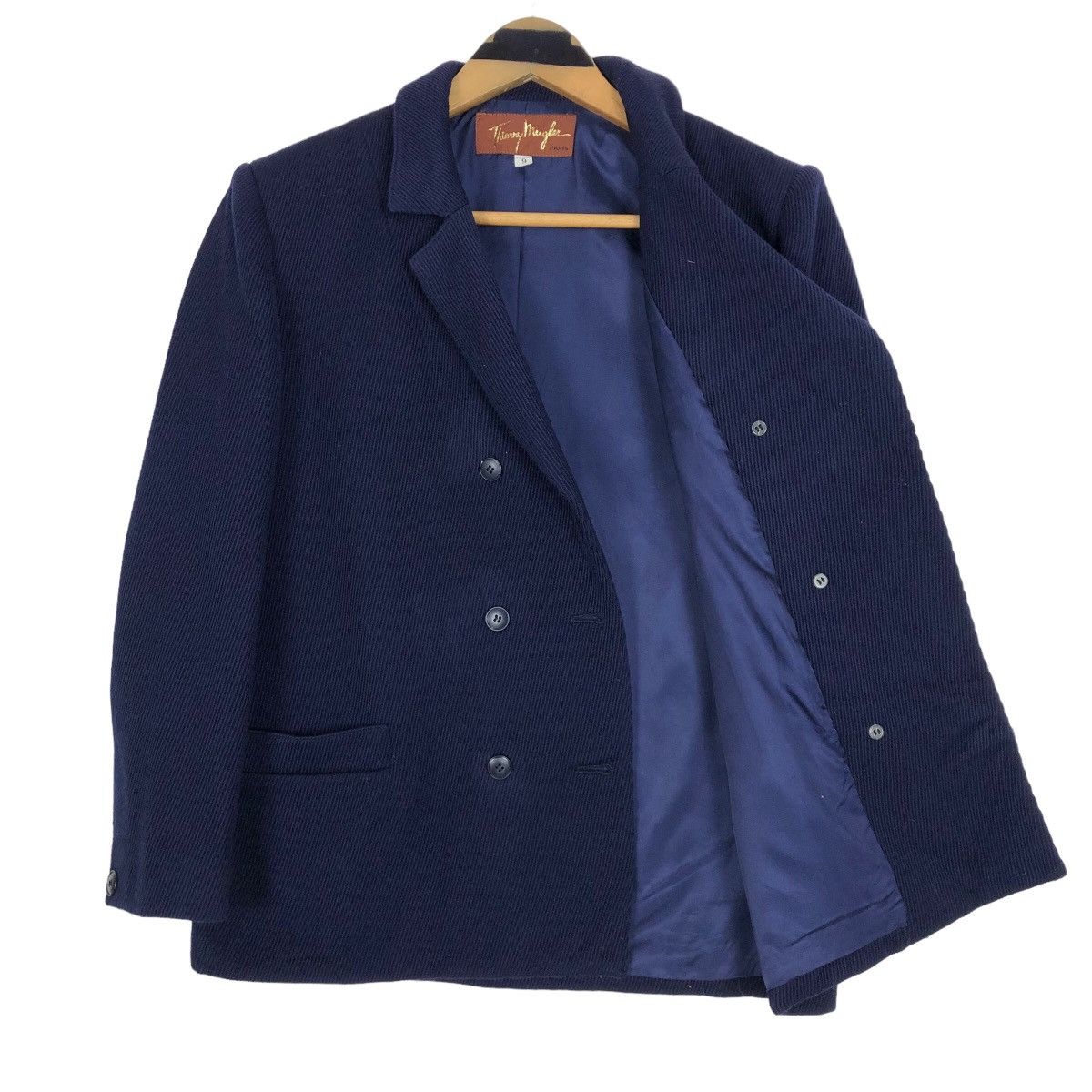Mugler Vintage 90s Thierry Mugler Paris Wool Short Coat Size S / US 4 / IT 40 - 12 Thumbnail