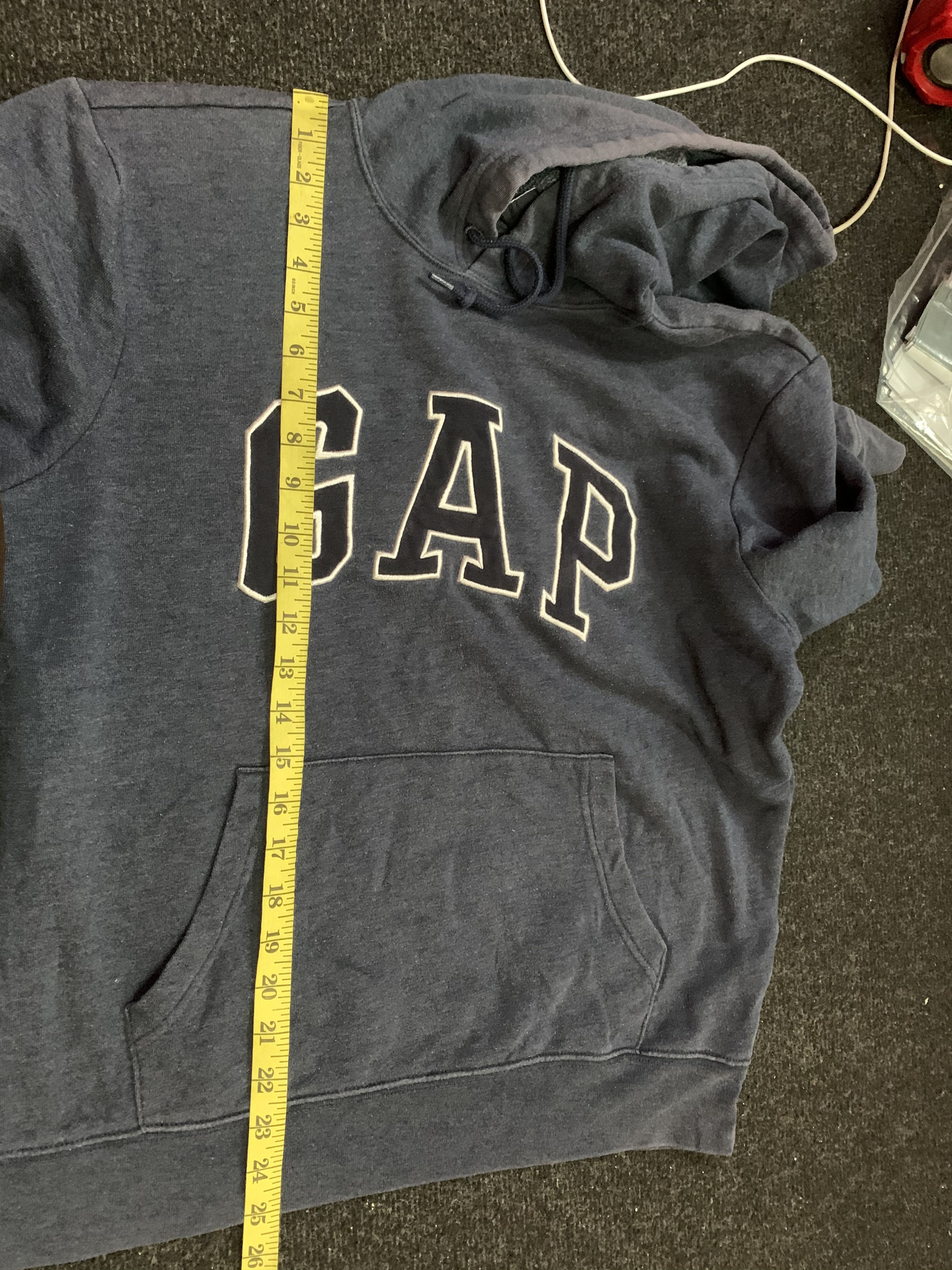 Gap 🔥GAP Navy Embroided Logo Hoodie Sweater Size US S / EU 44-46 / 1 - 9 Thumbnail