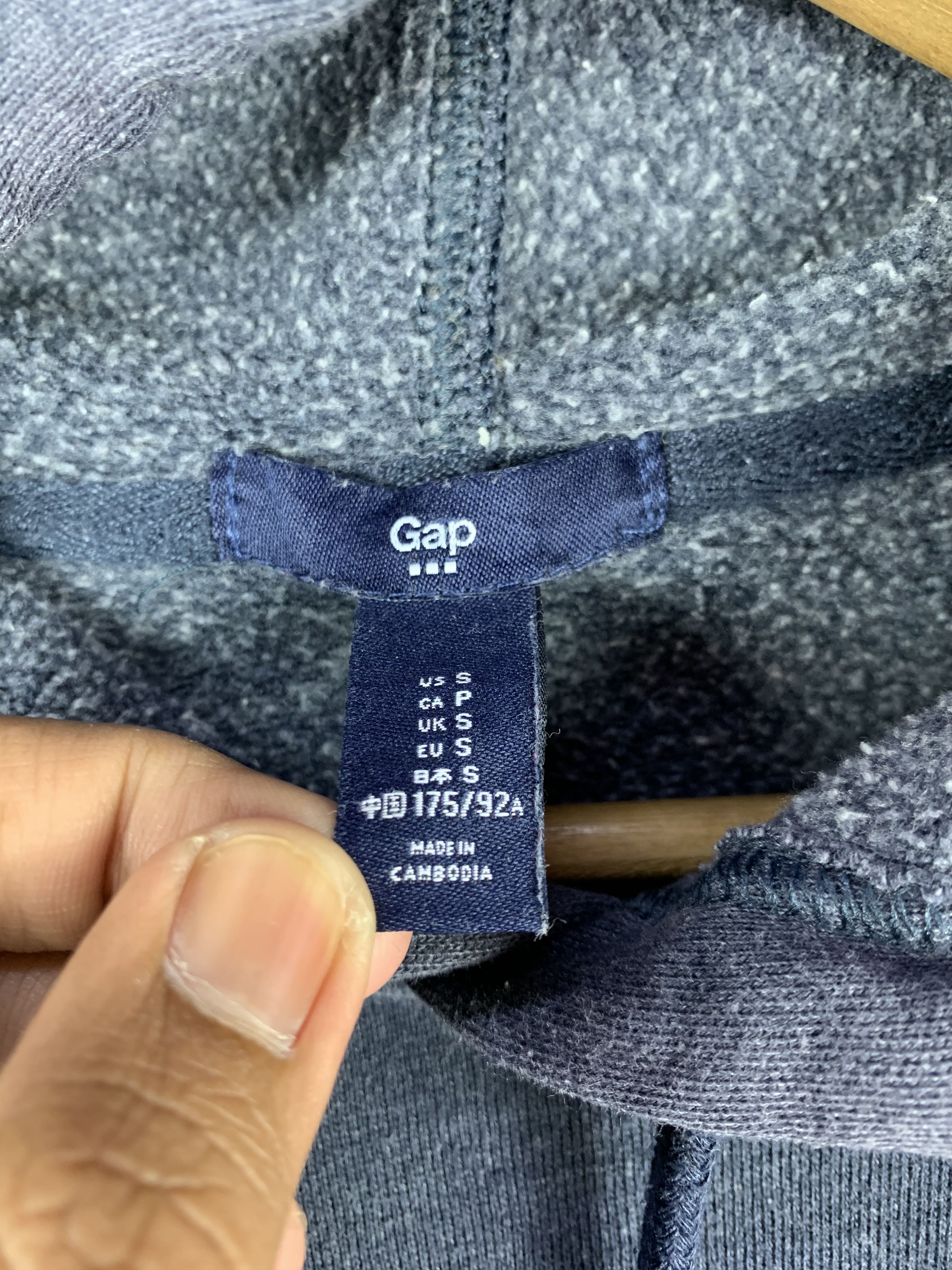 Gap 🔥GAP Navy Embroided Logo Hoodie Sweater Size US S / EU 44-46 / 1 - 7 Thumbnail