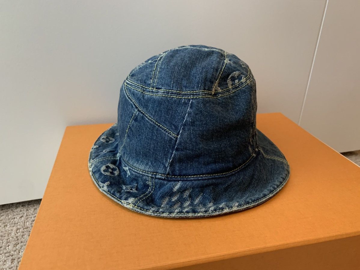Louis Vuitton × Nigo LV Damier Giant Wave Monogram Sun Hat  display picture 1
