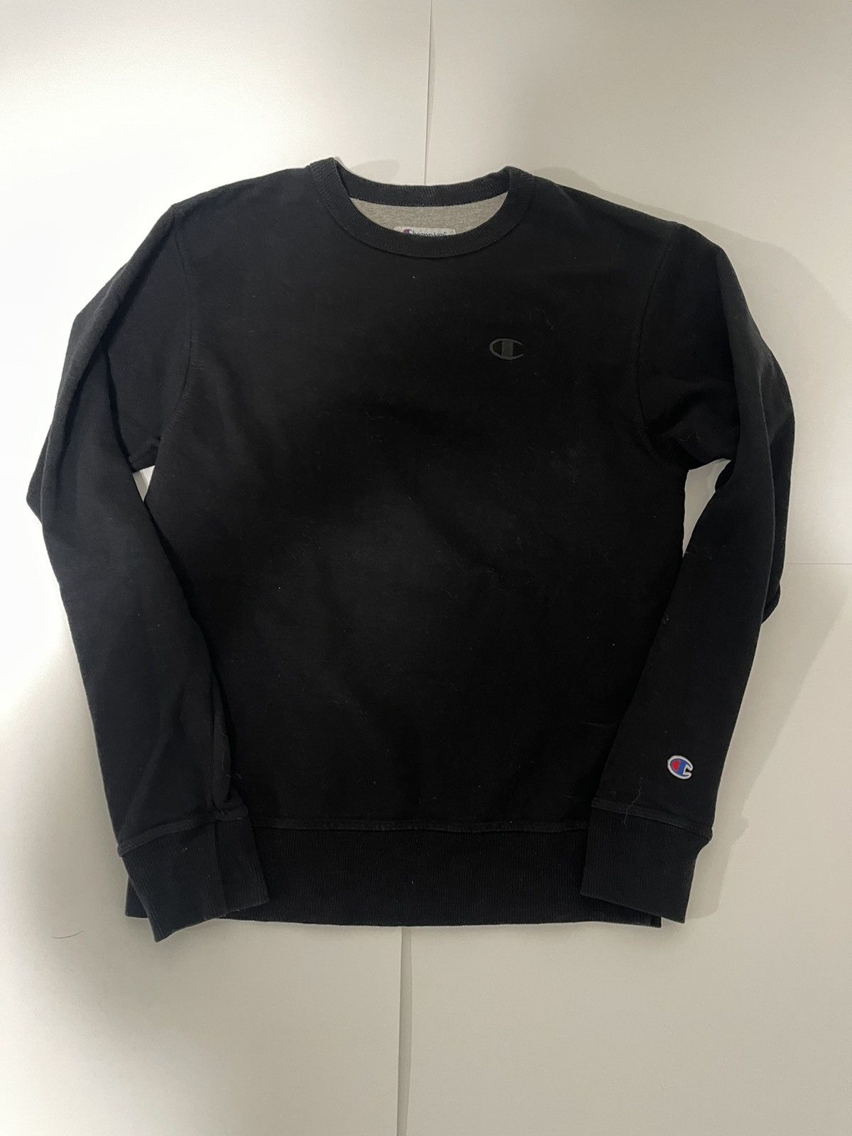 Champion Vintage Black Champion Sweater Size US S / EU 44-46 / 1 - 1 Thumbnail