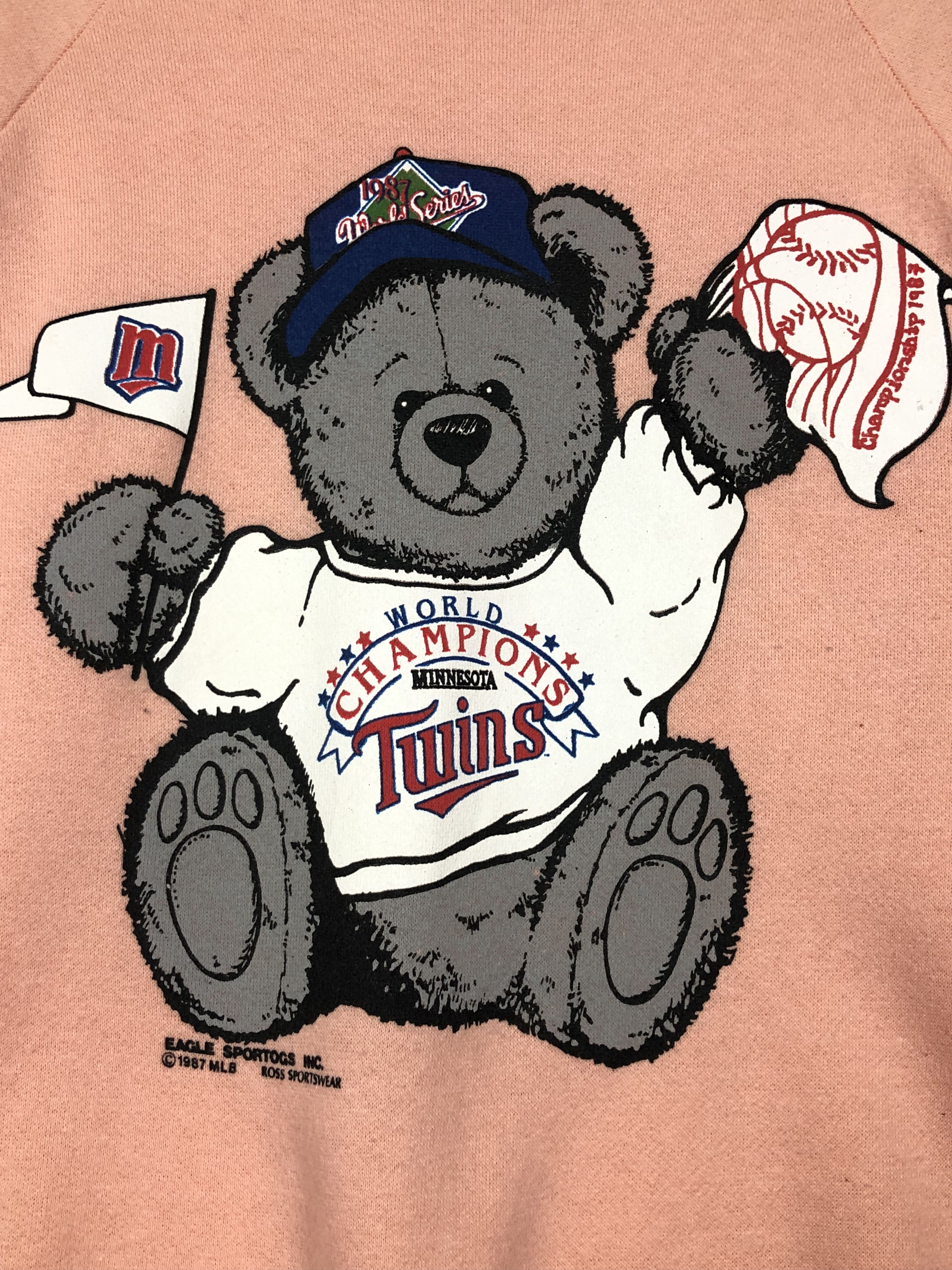 Other RARE🔥VINTAGE 80’S 1987 MLB SERIES CHAMPION MINNESOTA TWINS Size US L / EU 52-54 / 3 - 3 Thumbnail