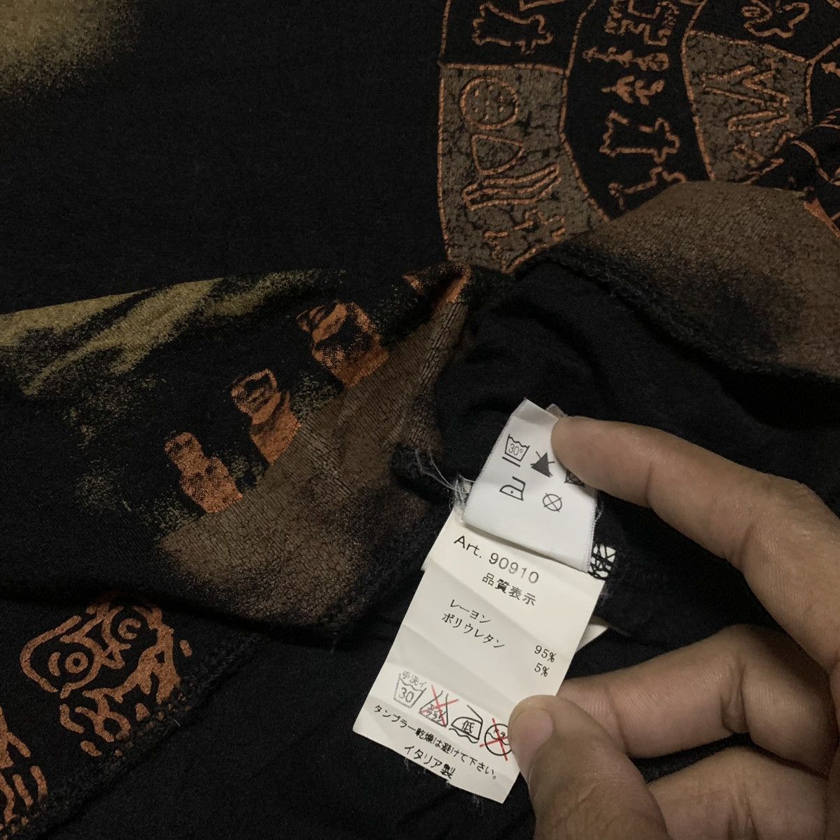 Vintage Rare 🔥 Ottimo Braccio Owl Tatoo Overprint Inspired Jean Paul Size M / US 6-8 / IT 42-44 - 8 Thumbnail