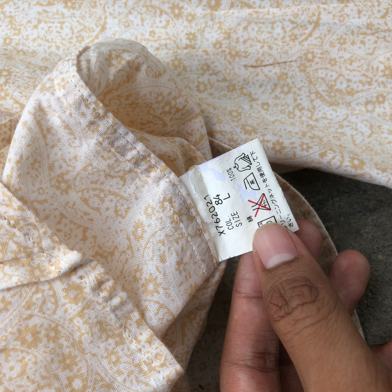 Yohji Yamamoto Yohji Yamamoto Paisley Shirt Size US M / EU 48-50 / 2 - 7 Thumbnail