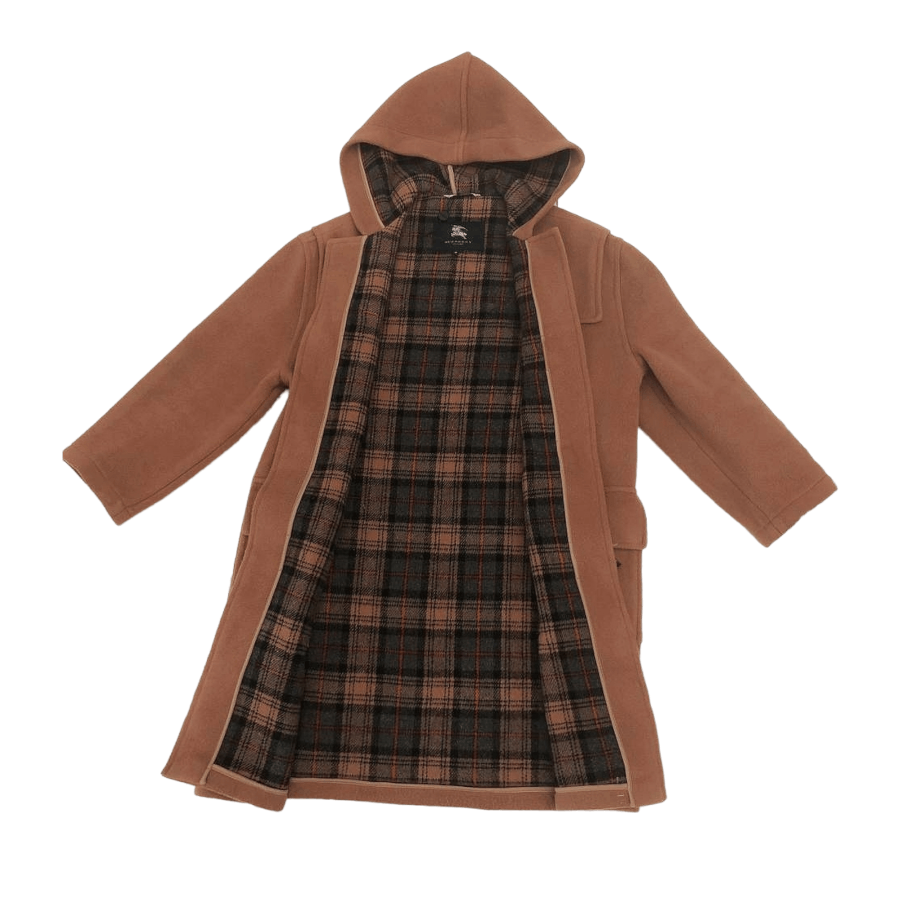 Burberry Burberry Nova Check Duffle Wool Coat Size US S / EU 44-46 / 1 - 6 Thumbnail