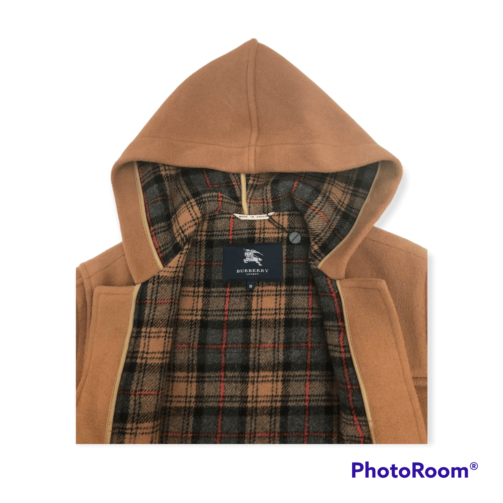 Burberry Nova Check Duffle Wool Coat